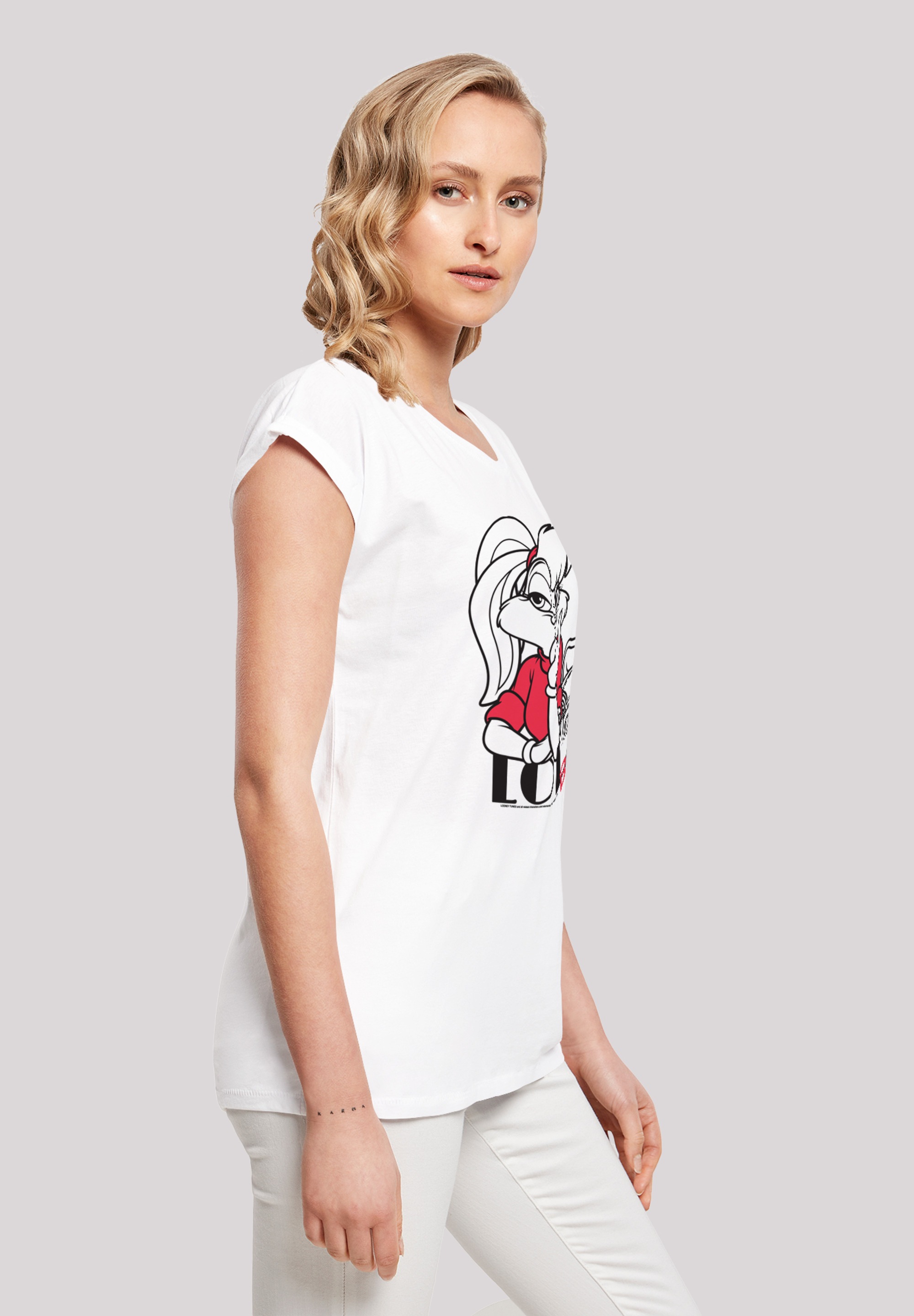 F4NT4STIC T-Shirt »Looney Tunes Classic Lola Bunny«, Damen,Premium Merch,Regular-Fit,Kurze Ärmel,Bedruckt