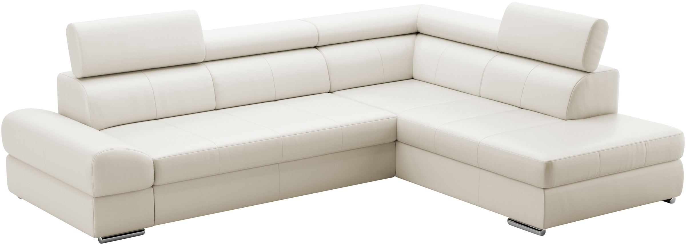 sit&more Ecksofa »Broadway L-Form«, mit verstellbaren Kopfteilen, wahlweise mit Bettfunktion