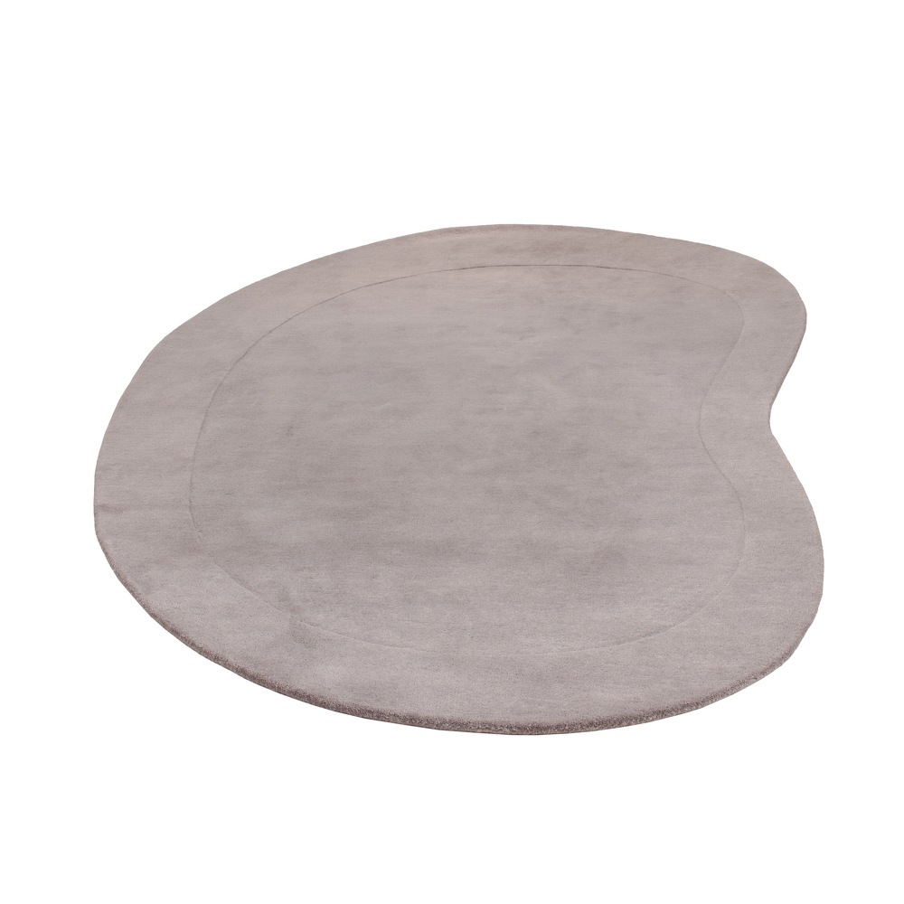morgenland Wollteppich »Wollteppich - Opuence - oval«, oval, 1 mm Höhe, Sehr weicher Flor