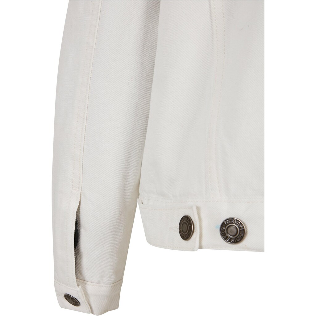 URBAN CLASSICS Jeansjacke »Urban Classics Damen Ladies Oversized Sherpa Denim Jacket«, (1 St.), ohne Kapuze