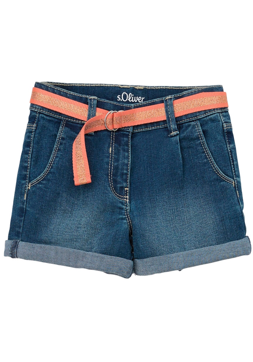 Jeansshorts, Gürtel für vorhanden online s.Oliver Junior | BAUR Kinder bestellen