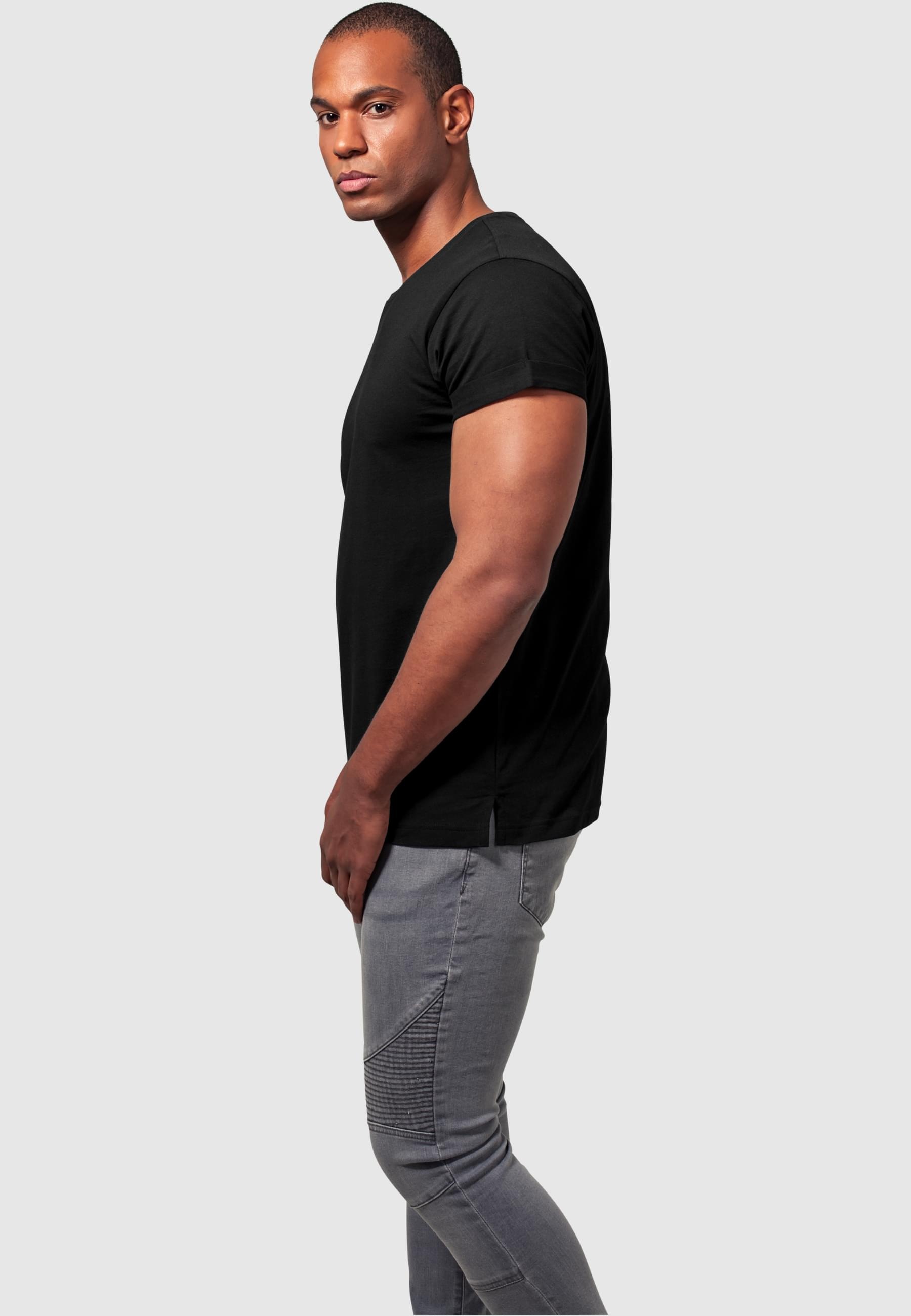 URBAN CLASSICS T-Shirt »Urban Classics Herren Turnup Tee«, (1 tlg.)