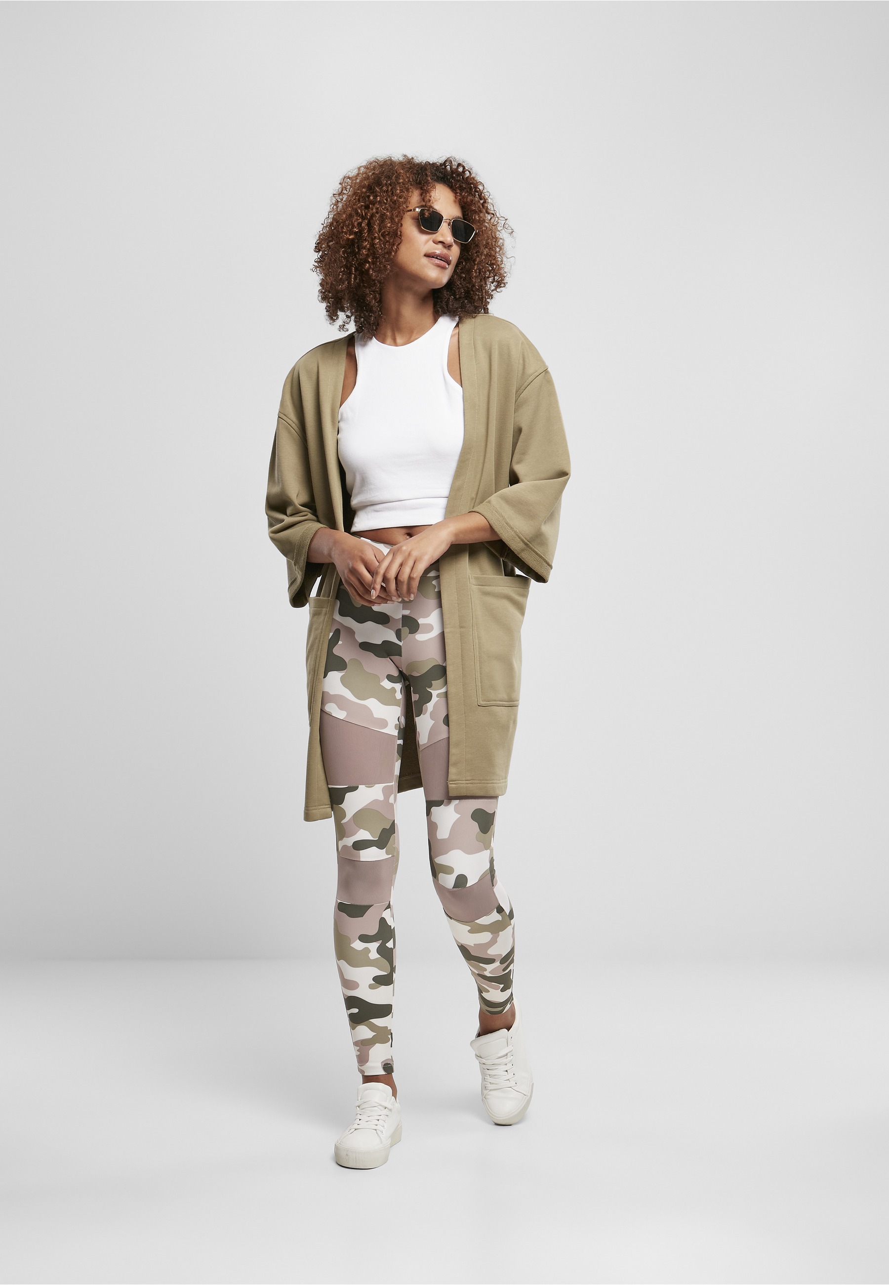 URBAN CLASSICS Leggings »Urban Classics Damen Ladies Camo Tech Mesh Leggings«