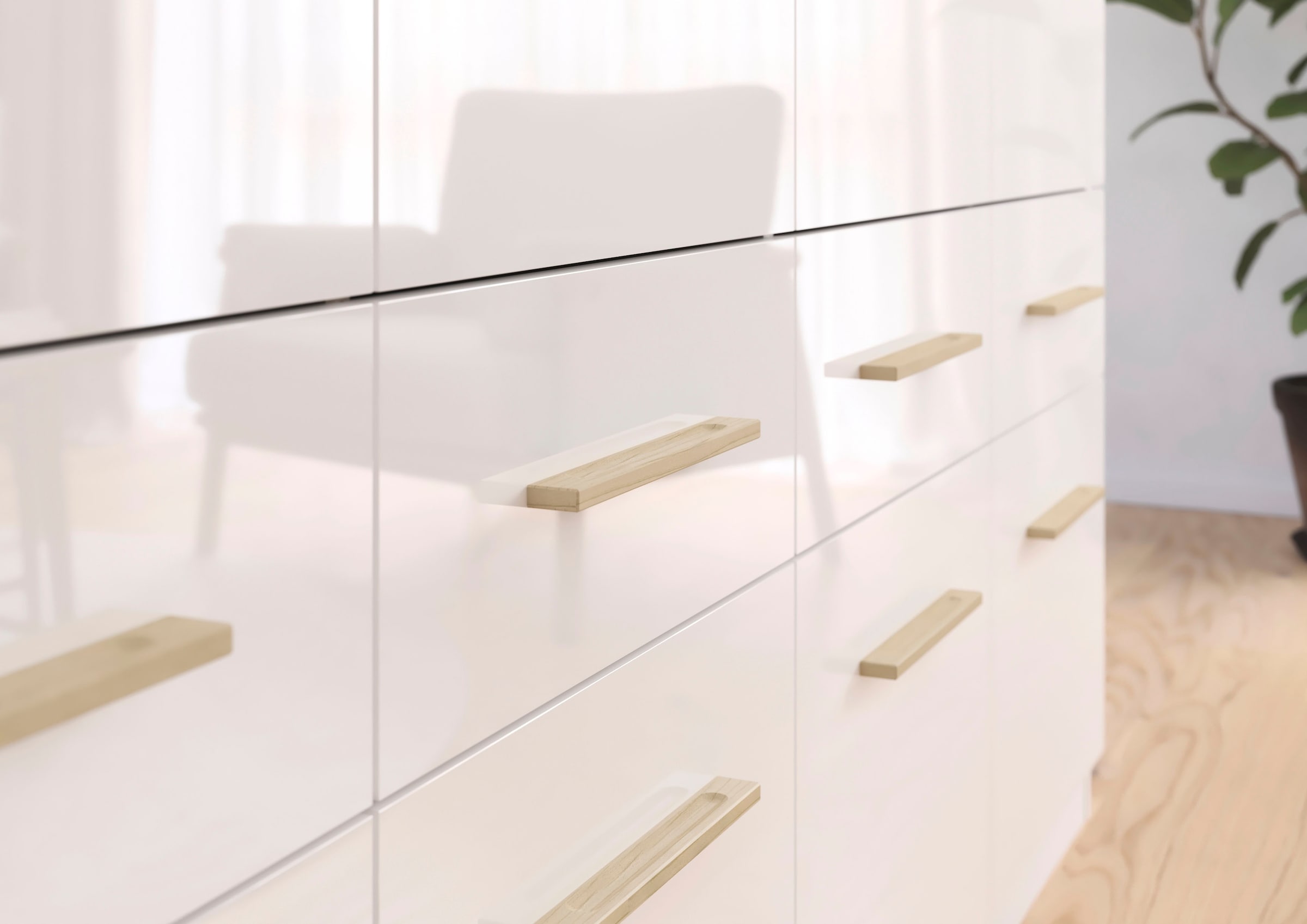 rauch Drehtürenschrank »Kleiderschrank Schrank Garderobe Schlafzimmerschrank CELLE«, in 4 Breiten und 2 Höhen, optional mit Schubkästen MADE IN GERMANY