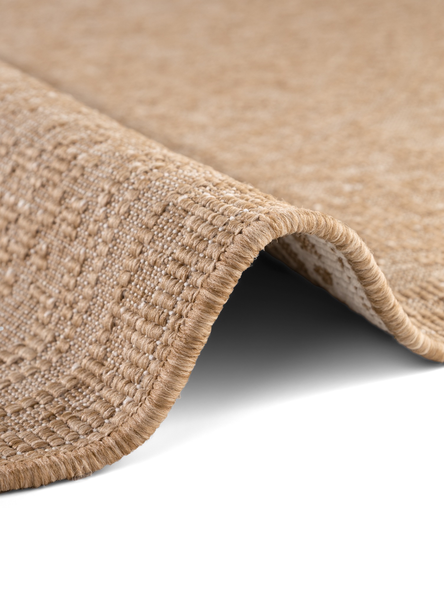 NORTHRUGS Outdoorteppich »Kona Wendeteppich«, rund, 5 mm Höhe, In und Outdoor, Flachgewebe, wetterfest, pflegeleicht, robust