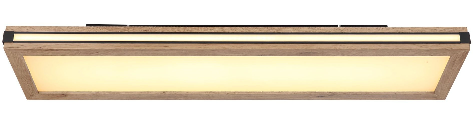 GLOBO LIGHTING LED Deckenleuchte »CARLA«, Leuchtmittel LED-Modul | LED fest integriert, Rechteckige Deckenlampe, mehrere Schalt- Leuchtkombinationen