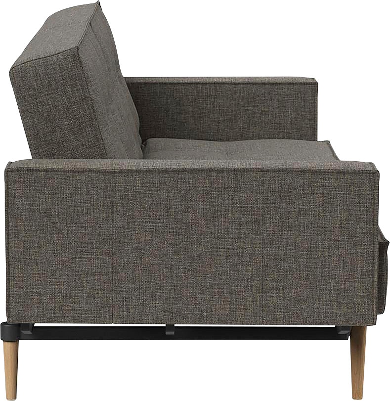 INNOVATION LIVING ™ Sofa »Splitback«, mit Armlehne und hellen Styletto Beinen, in skandinavischen Design