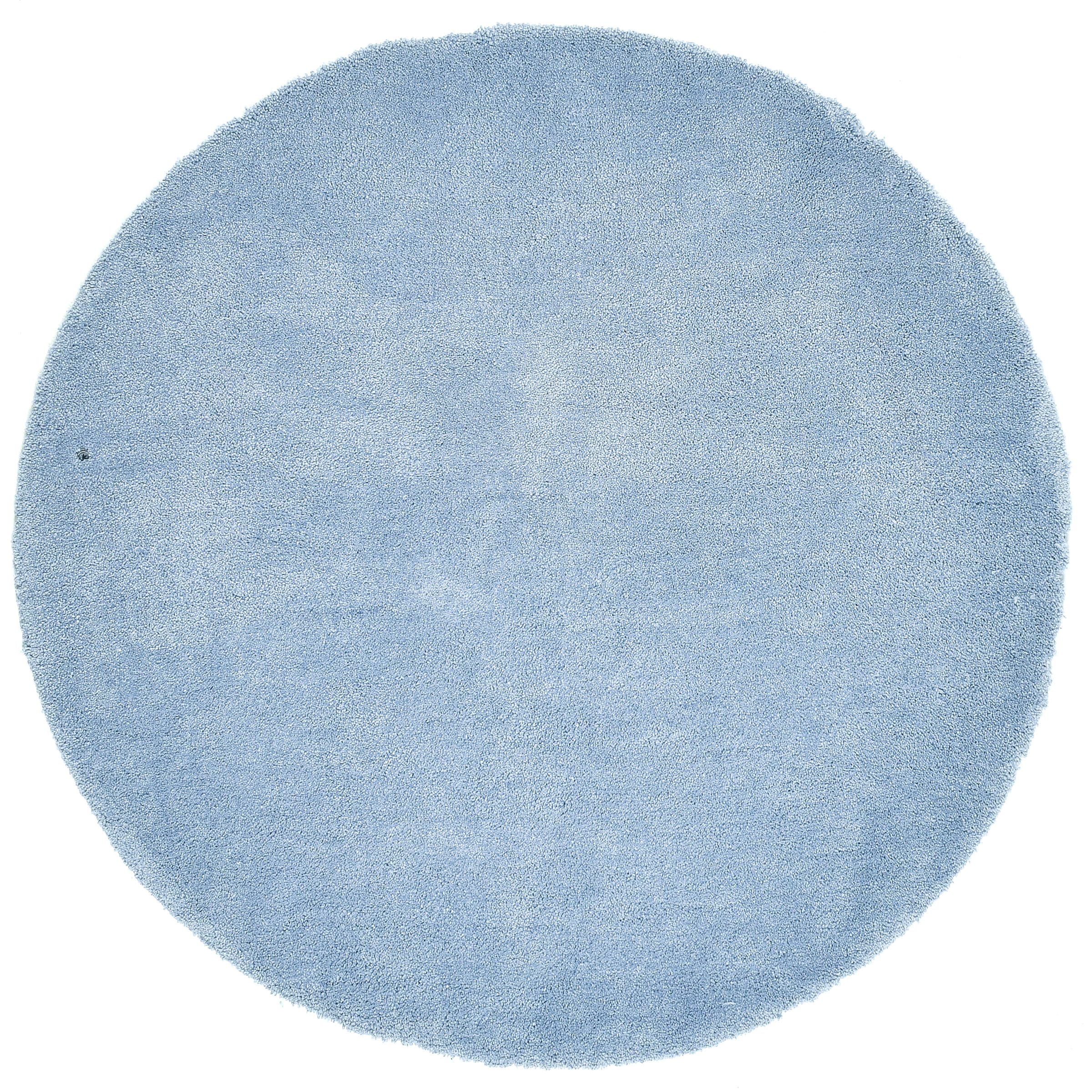 TOM TAILOR HOME "Shaggy Teppich Cozy" rund 25 mm Höhe Uni Farben, auch in Pastell Farben, weich & kuschelig
