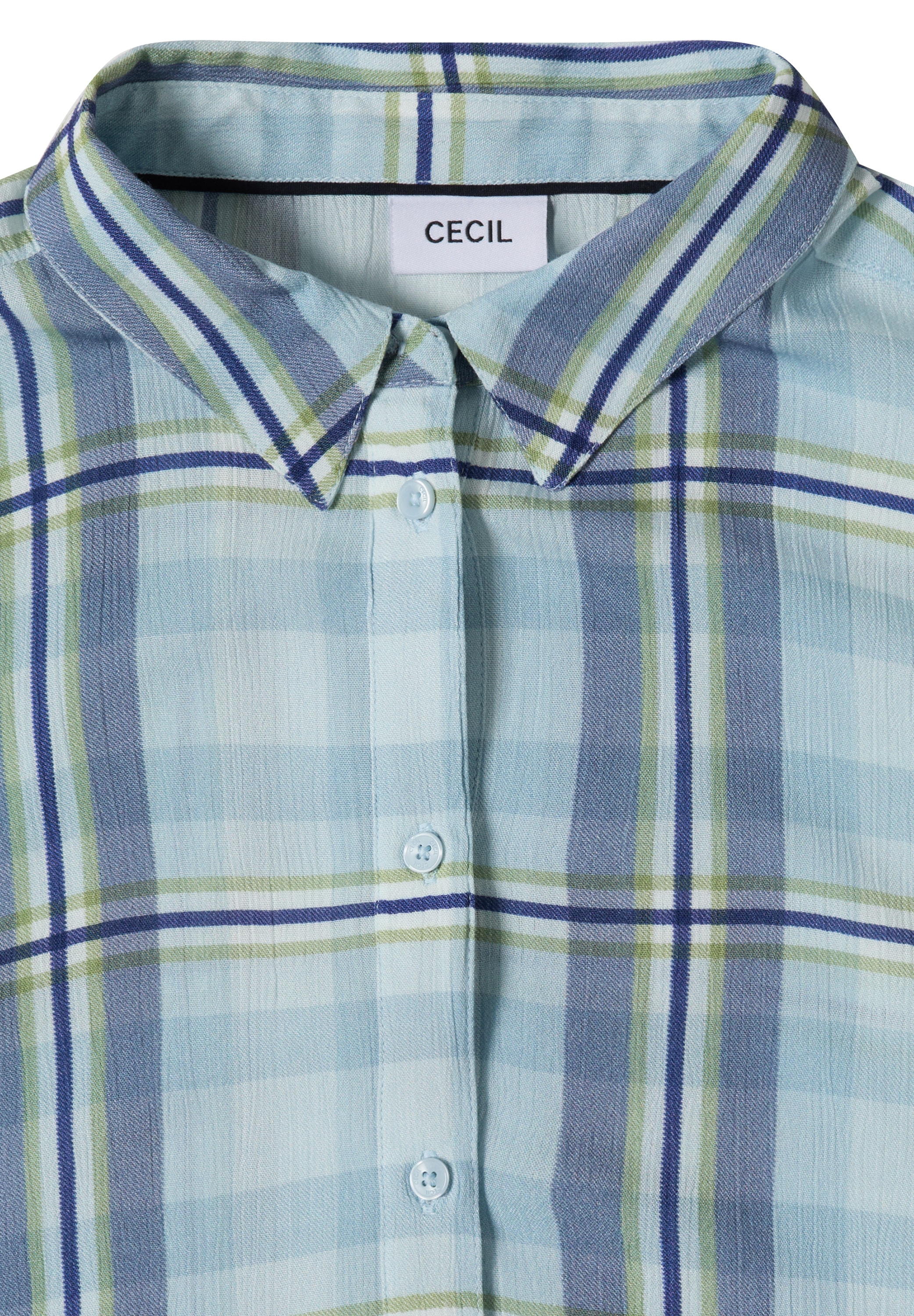 Cecil Kurzarmbluse mit allover Print