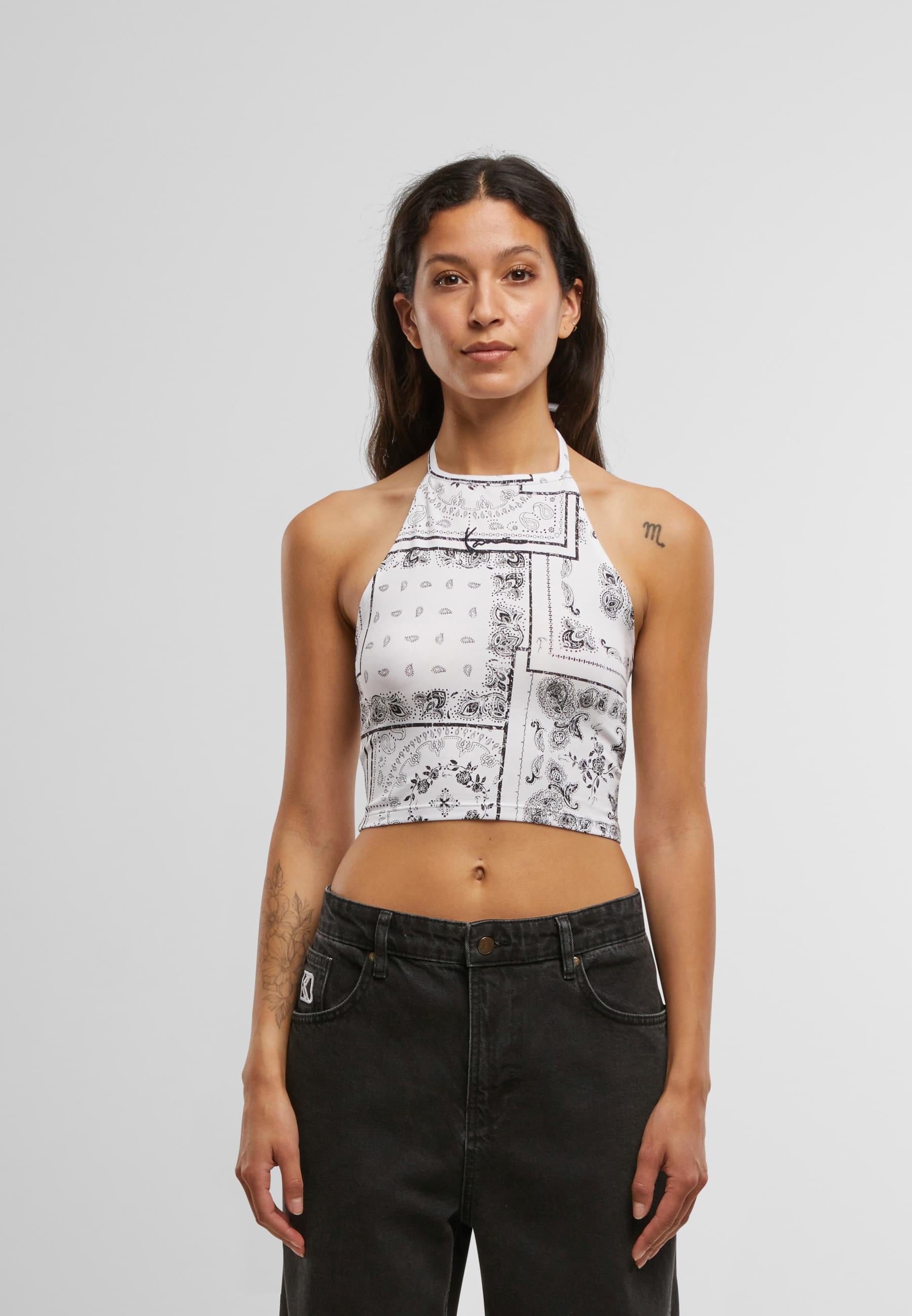 Karl Kani Muskelshirt »Karl Kani Signature Paisley Neckholder Top«, (1 tlg.)