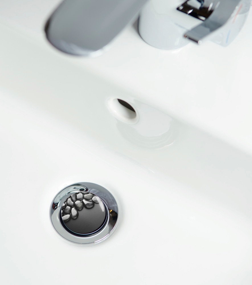 Sanilo Badaccessoire-Set »Hot Stones«, (Komplett-Set, 3 tlg.), bestehend aus WC-Sitz, Badteppich und Waschbeckenstöpsel