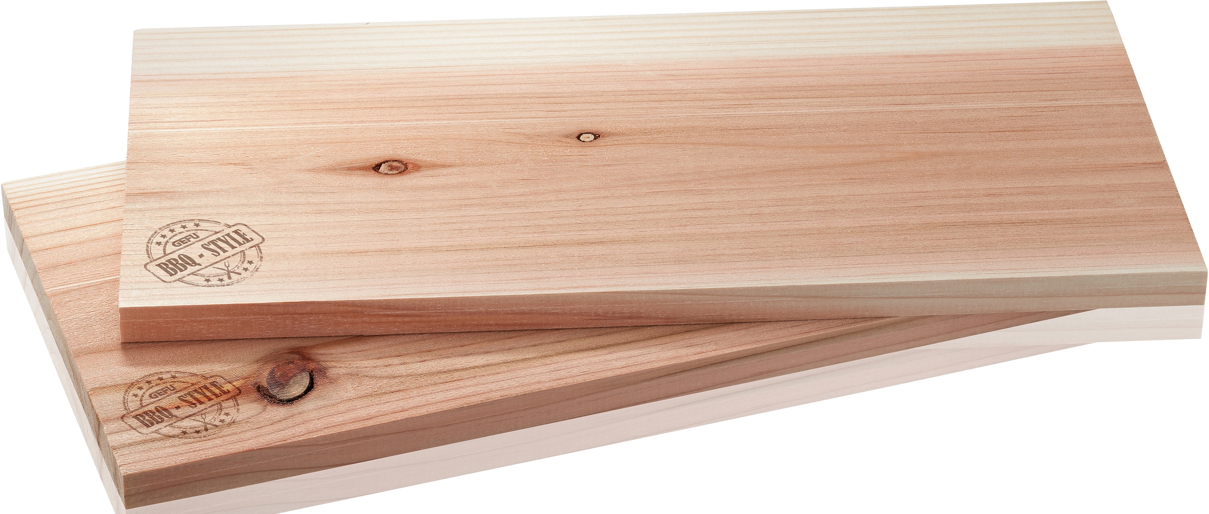Aromaplanke »BBQ XXL«, Holz, (2 St.), mehrfach verwendbar, 19,5 x 39,5 cm