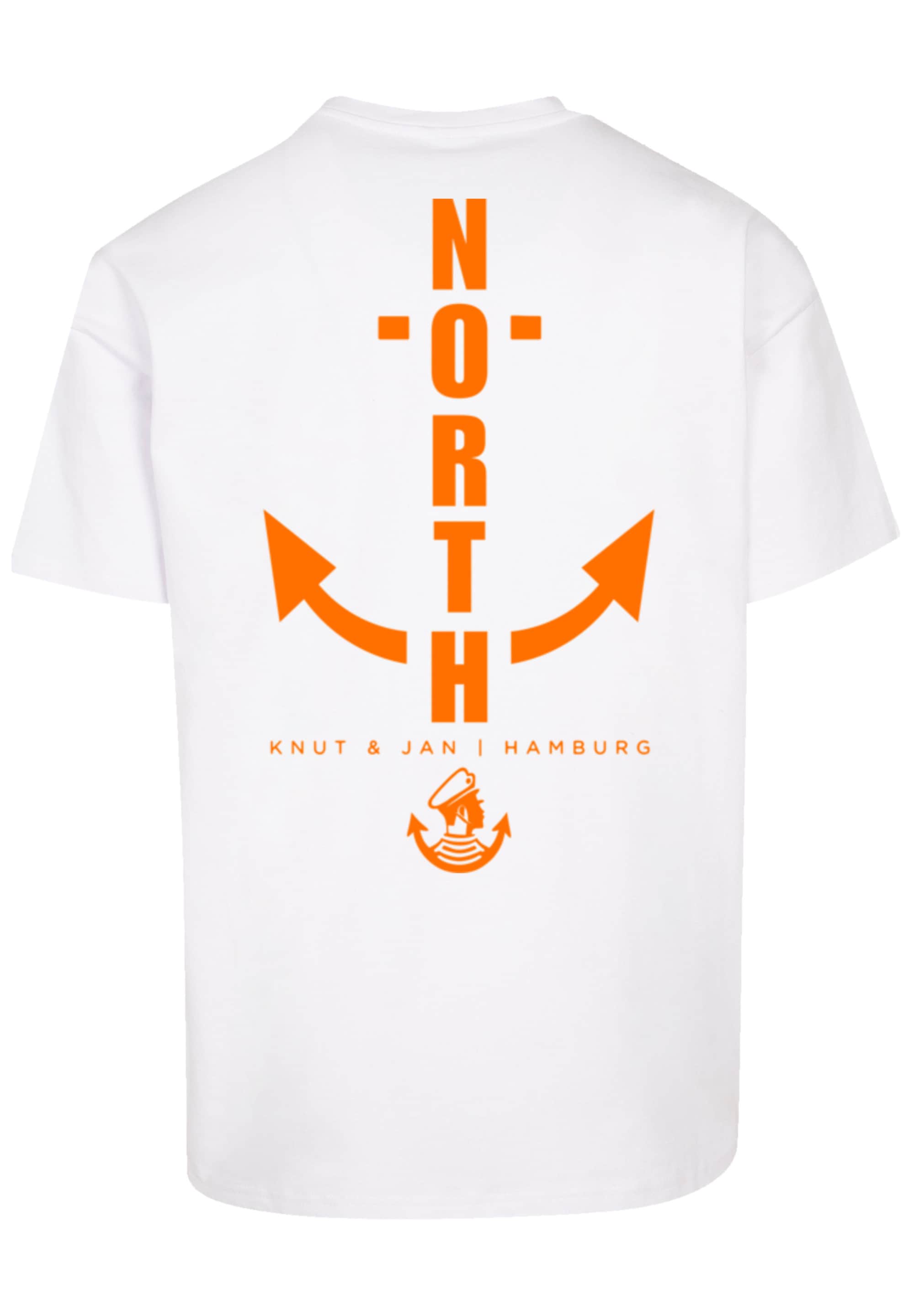 F4NT4STIC T-Shirt »North Anker Knut & Jan Hamburg«, Print