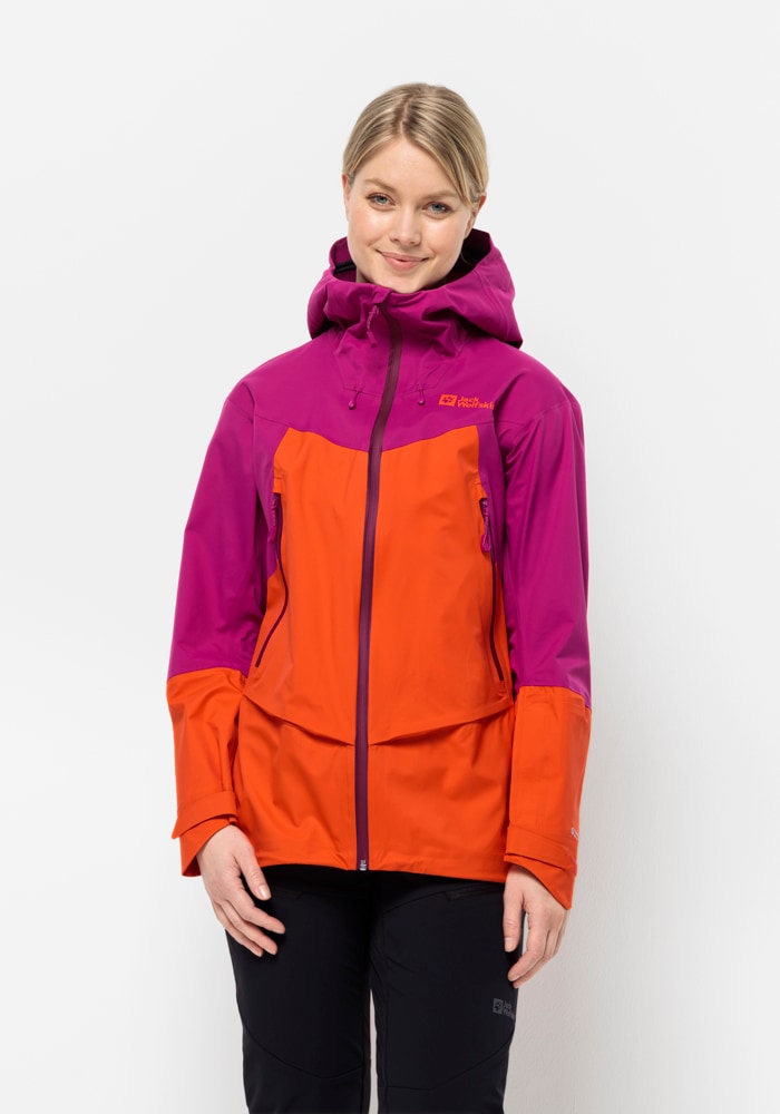 Jack Wolfskin Skijacke "ALPSPITZE PRO 3L JKT W", mit Kapuze