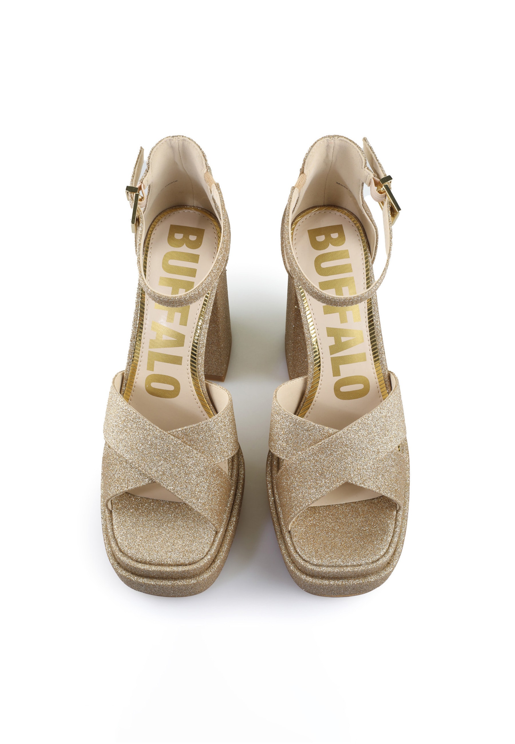 Buffalo High-Heel-Pumps "Buffalo Cross -Vegan Glitter" günstig online kaufen