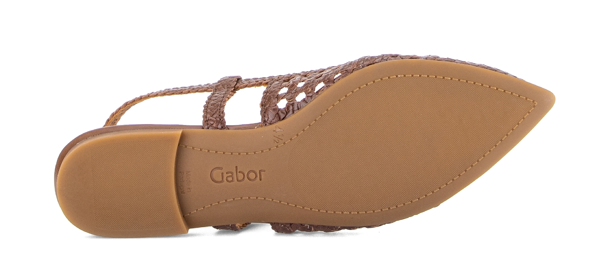 Gabor Slingpumps  , Blockabsatz, Sommerschuh in modischer Flechtoptik