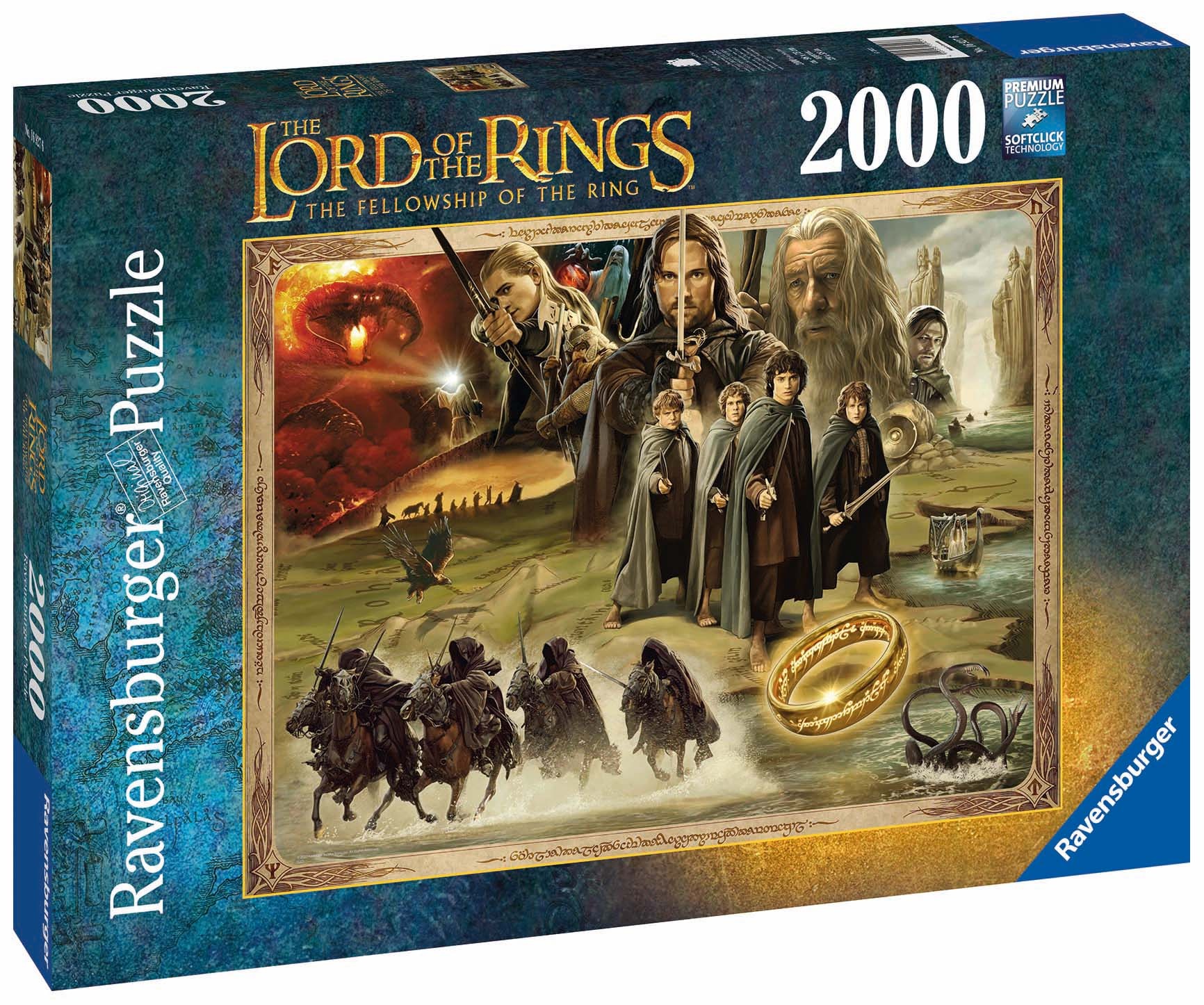 Ravensburger Puzzle »Herr der Ringe, The Fellowship of the Ring«, Made in Germany