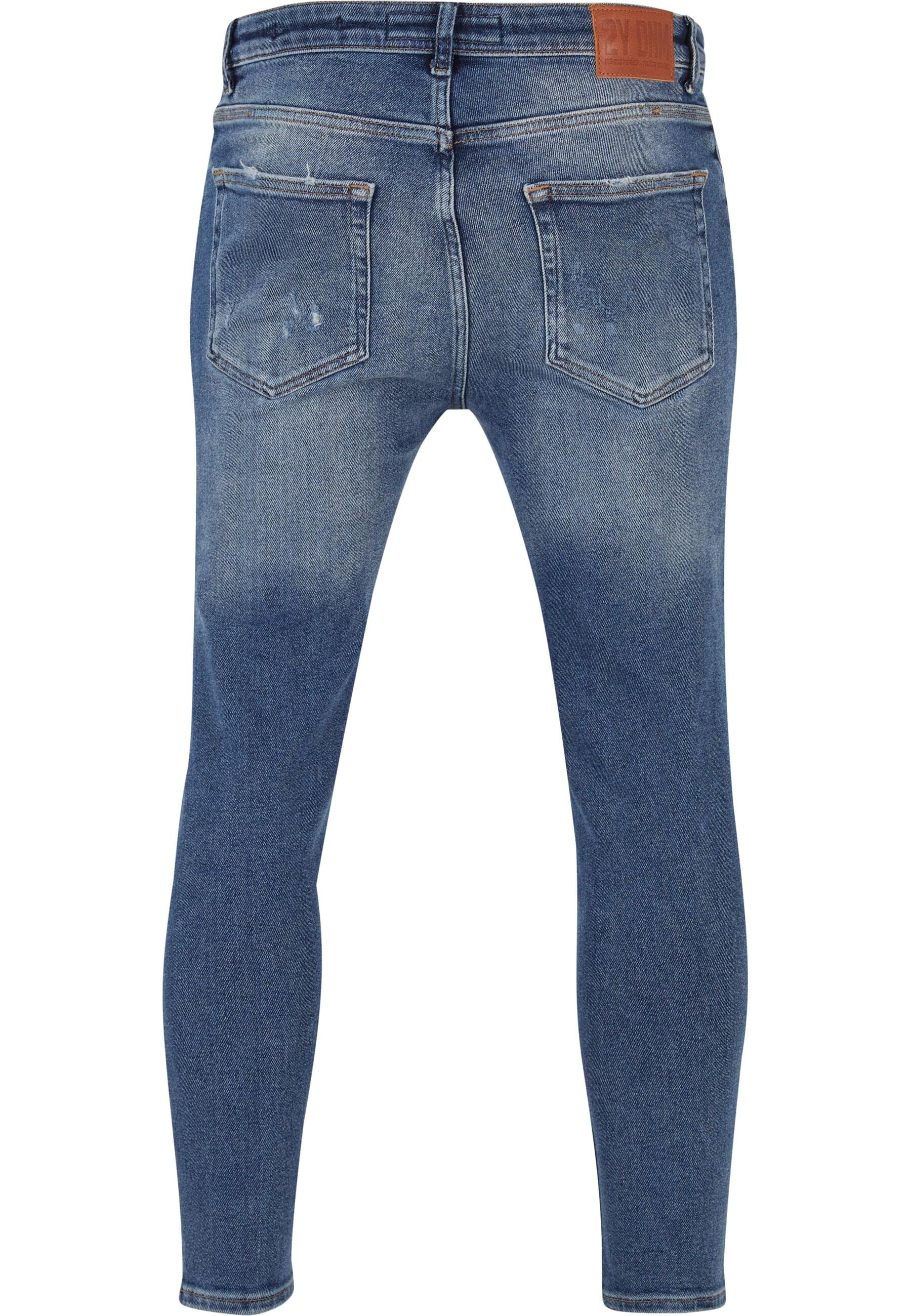 2Y Studios Bequeme Jeans »2Y Studios Herren 2Y Destroyed Skinny Cropped Denim«