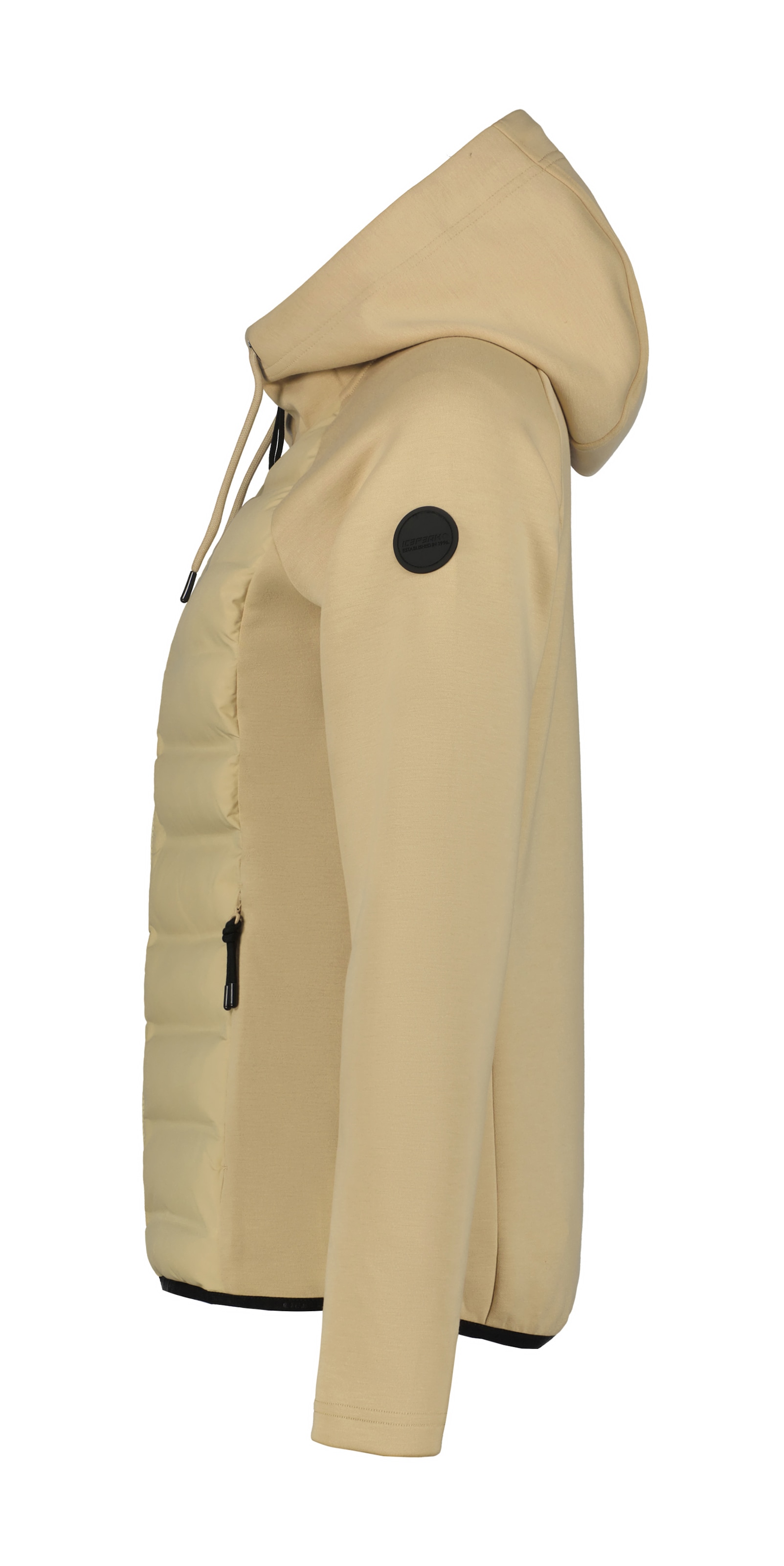 Icepeak Strickfleecejacke »ASHBURN«, (1 St.), mit Kapuze