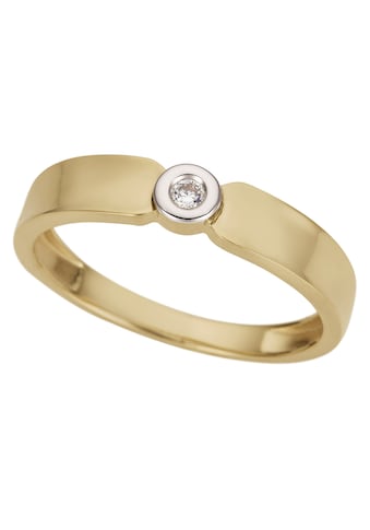 Diamantring »Schmuck Geschenk Gold 333 Damenring Verlobungsring Goldring Solitär«