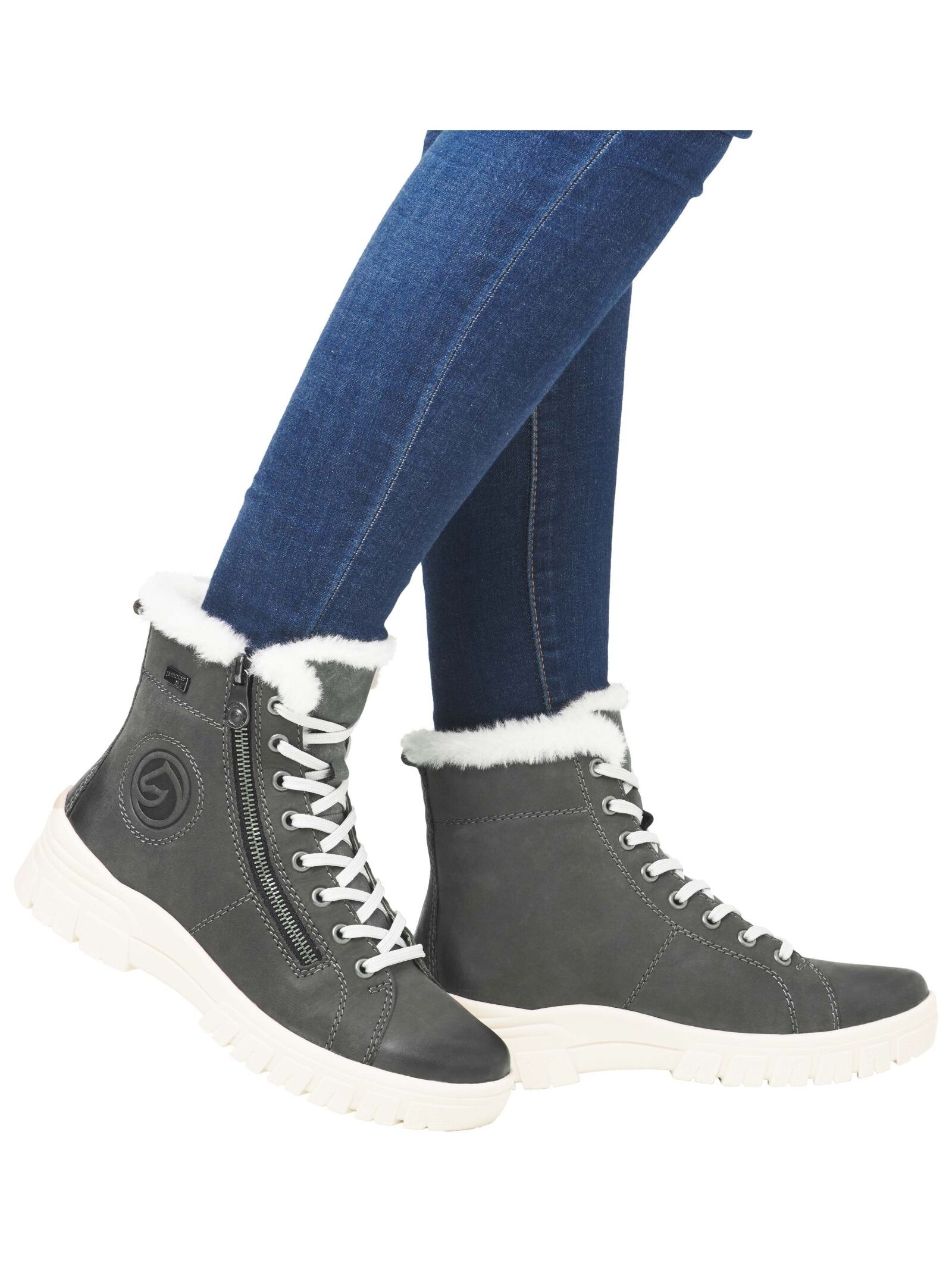 Thumbnail - Remonte Schnürstiefelette "Remonte Stiefelette Veloursleder"