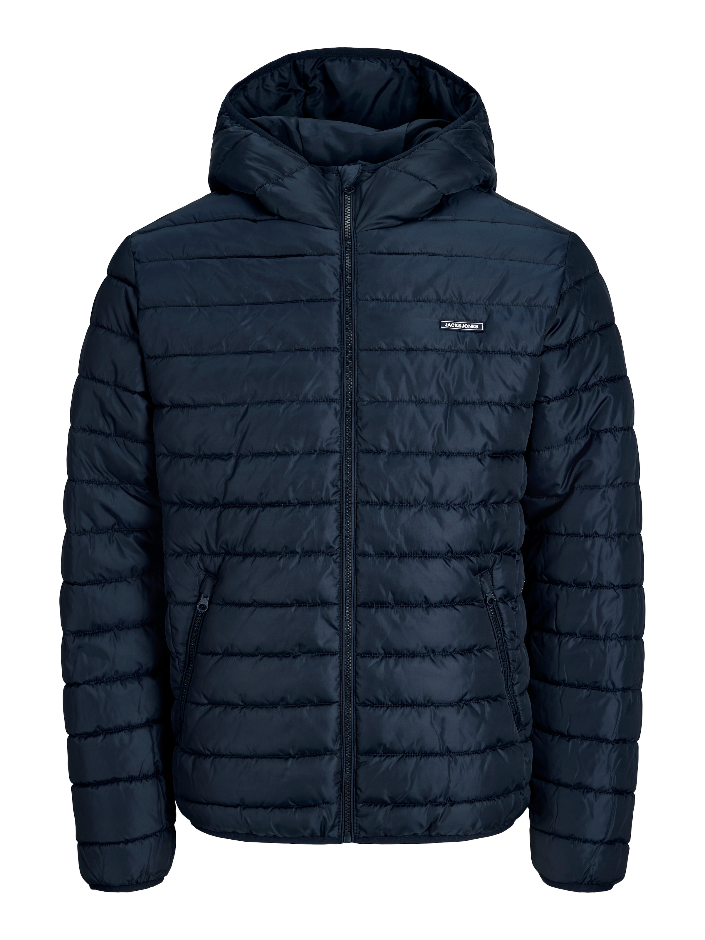 Jack & Jones Steppjacke »JJELVIS LIGHT PUFFER HOOD« mit Kapuze Kunstfaser, regular fit