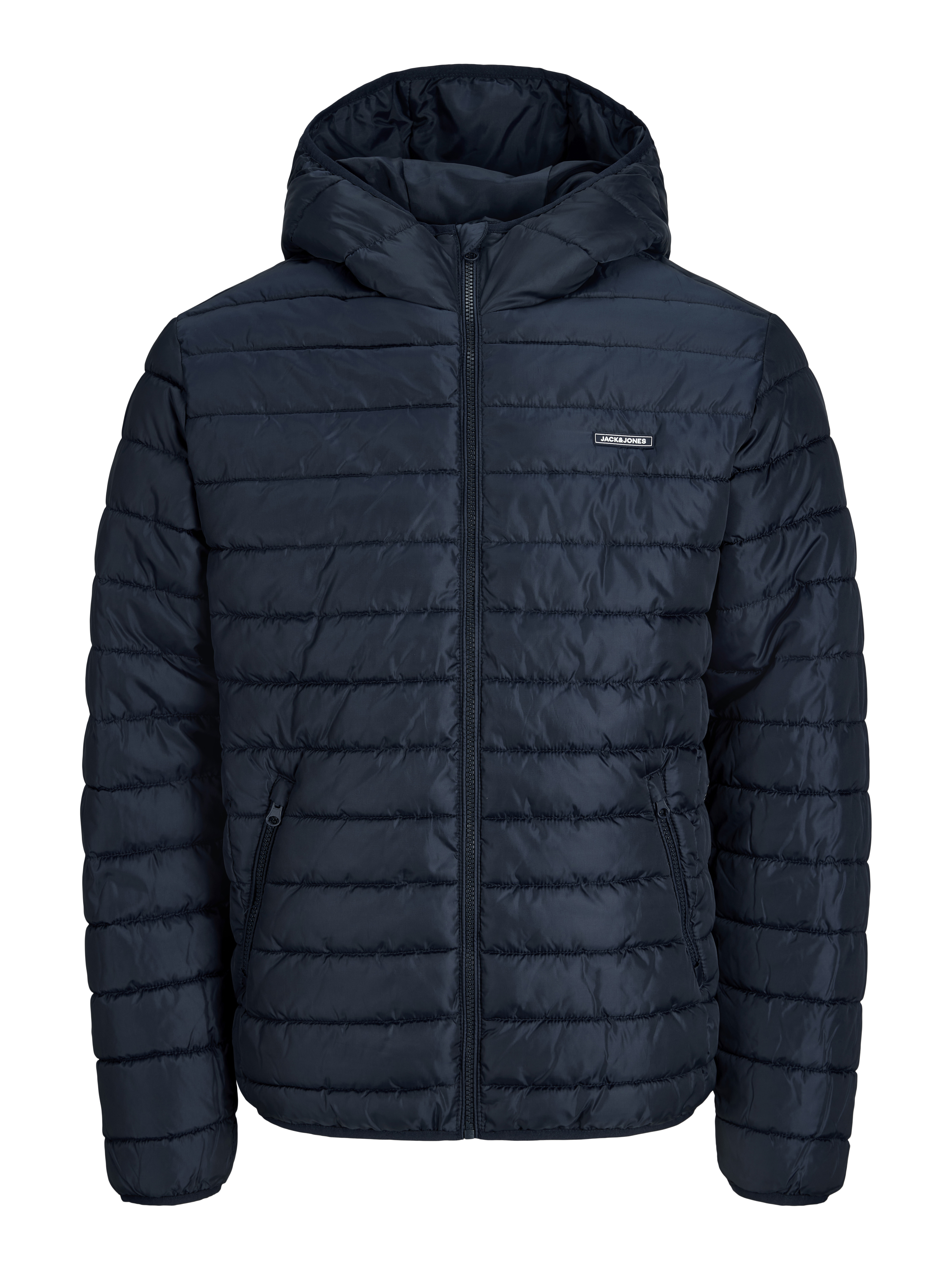 Jack & Jones Steppjacke "JJELVIS LIGHT PUFFER HOOD" mit Kapuze Kunstfaser, regular fit