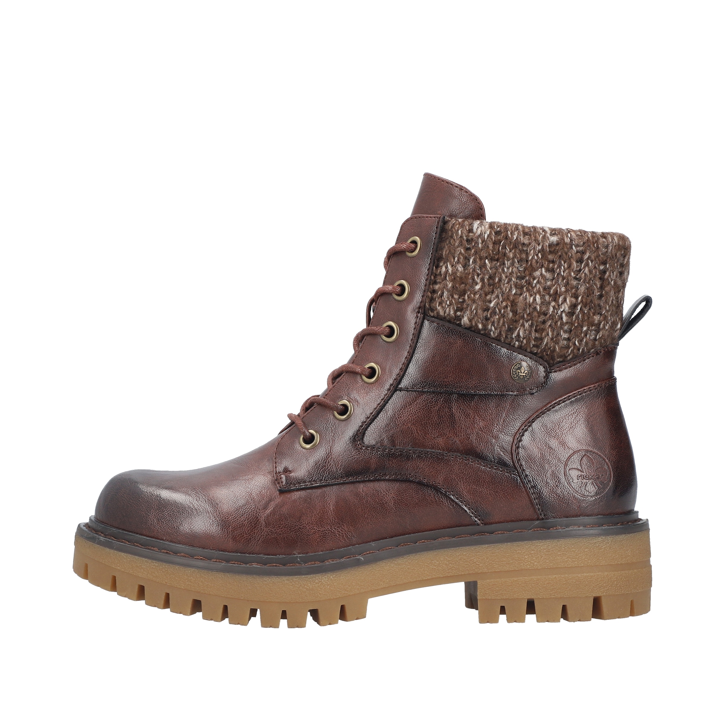 Rieker Winterboots  Schnürboots, Schnürstiefelette in Used-Optik
