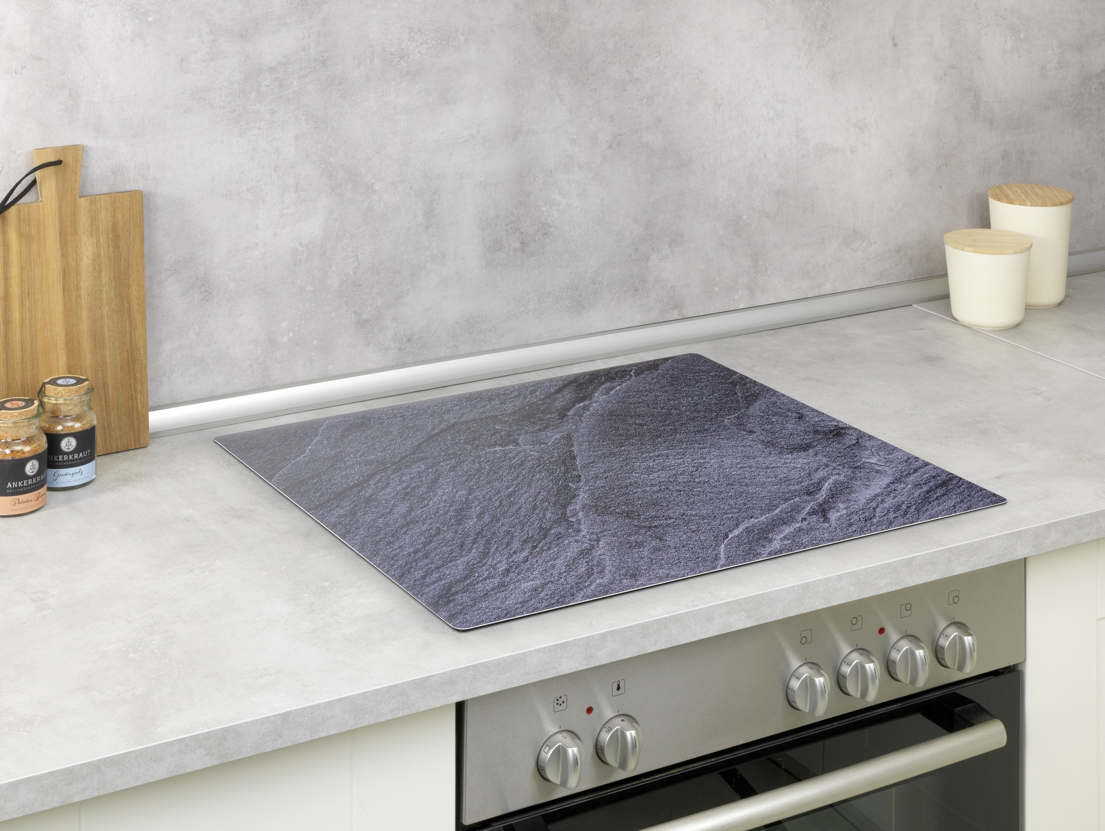 WENKO Herd-Abdeckplatte »Modell Schiefer«