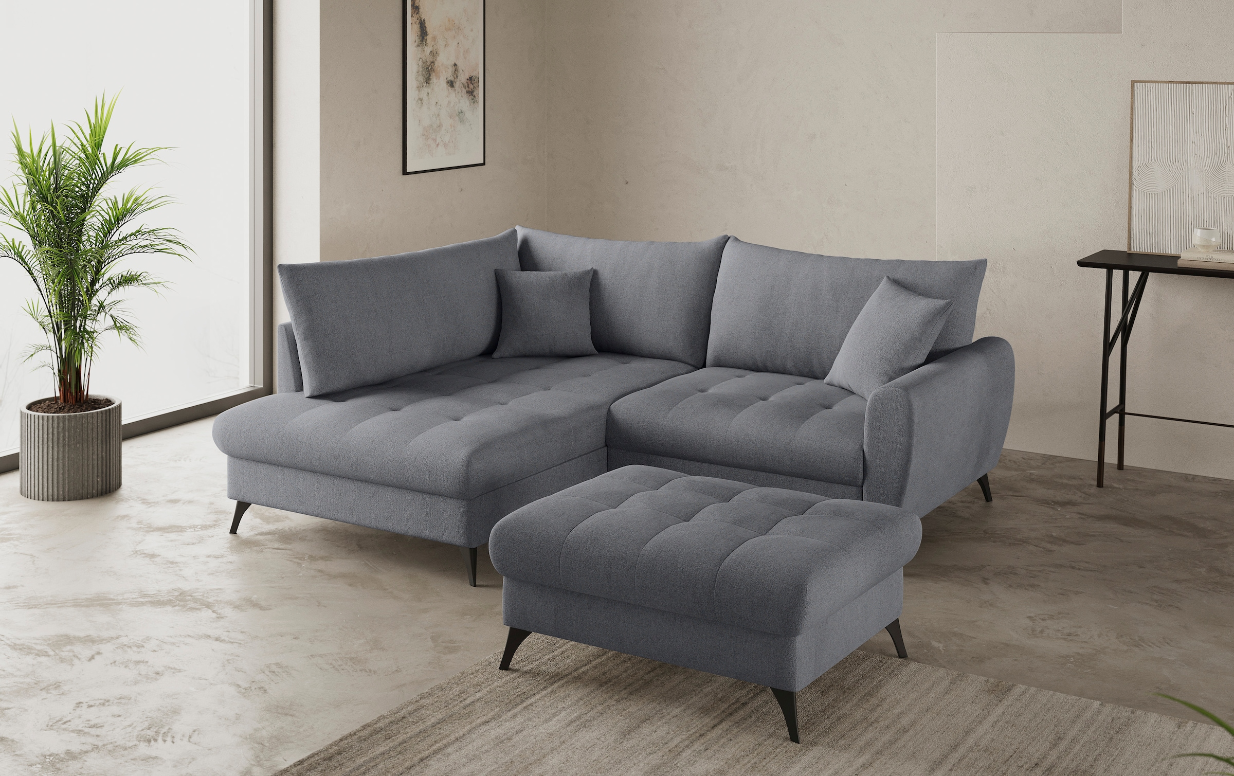 Mr. Couch Hockerbank »Blackburn II«, Passend zu der Garnitur, mit Kaltschaum, bis 140 kg belastbar