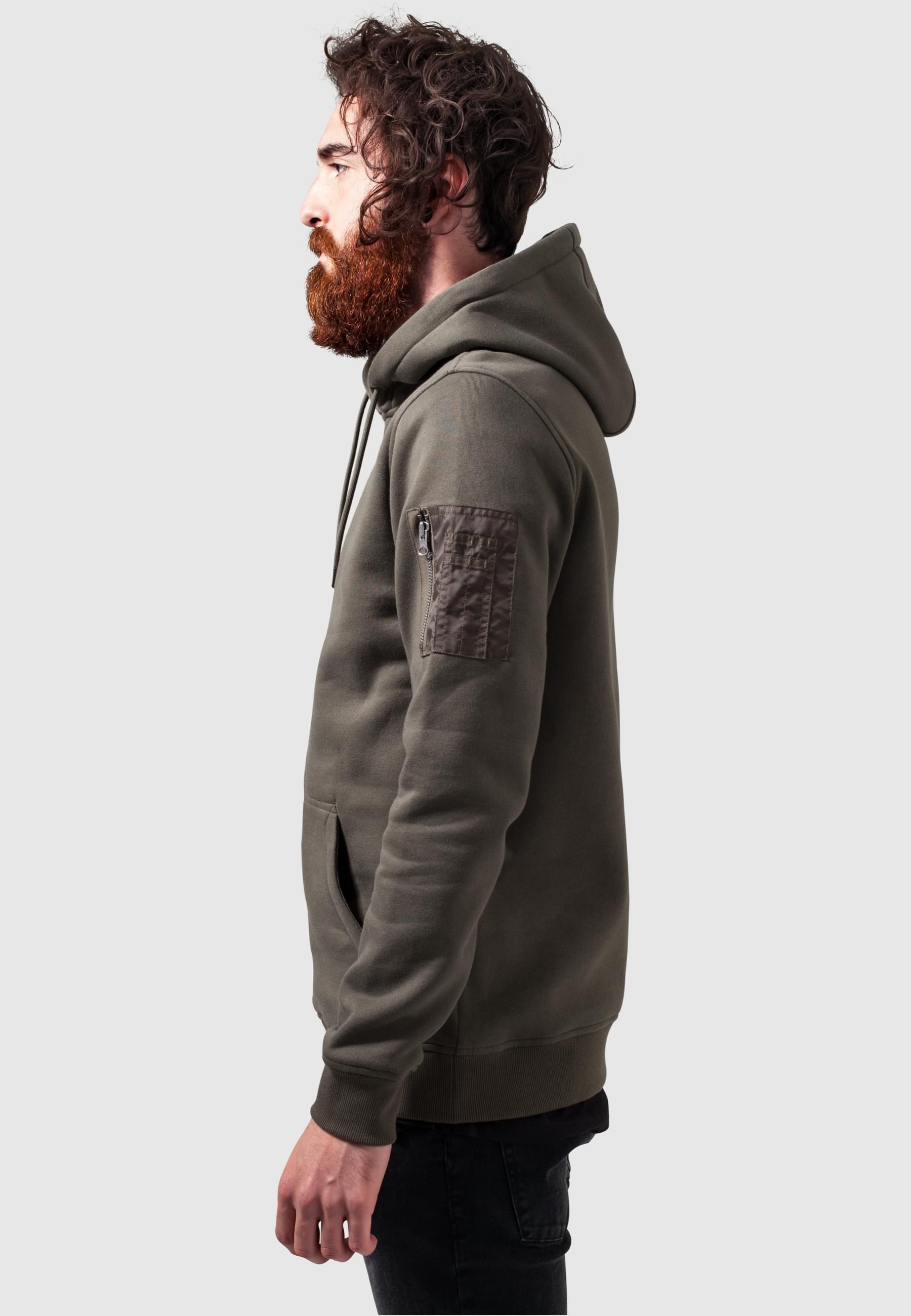 URBAN CLASSICS Sweatshirt »Urban Classics Herren Sweat Bomber Hoody«, (1 tlg.)