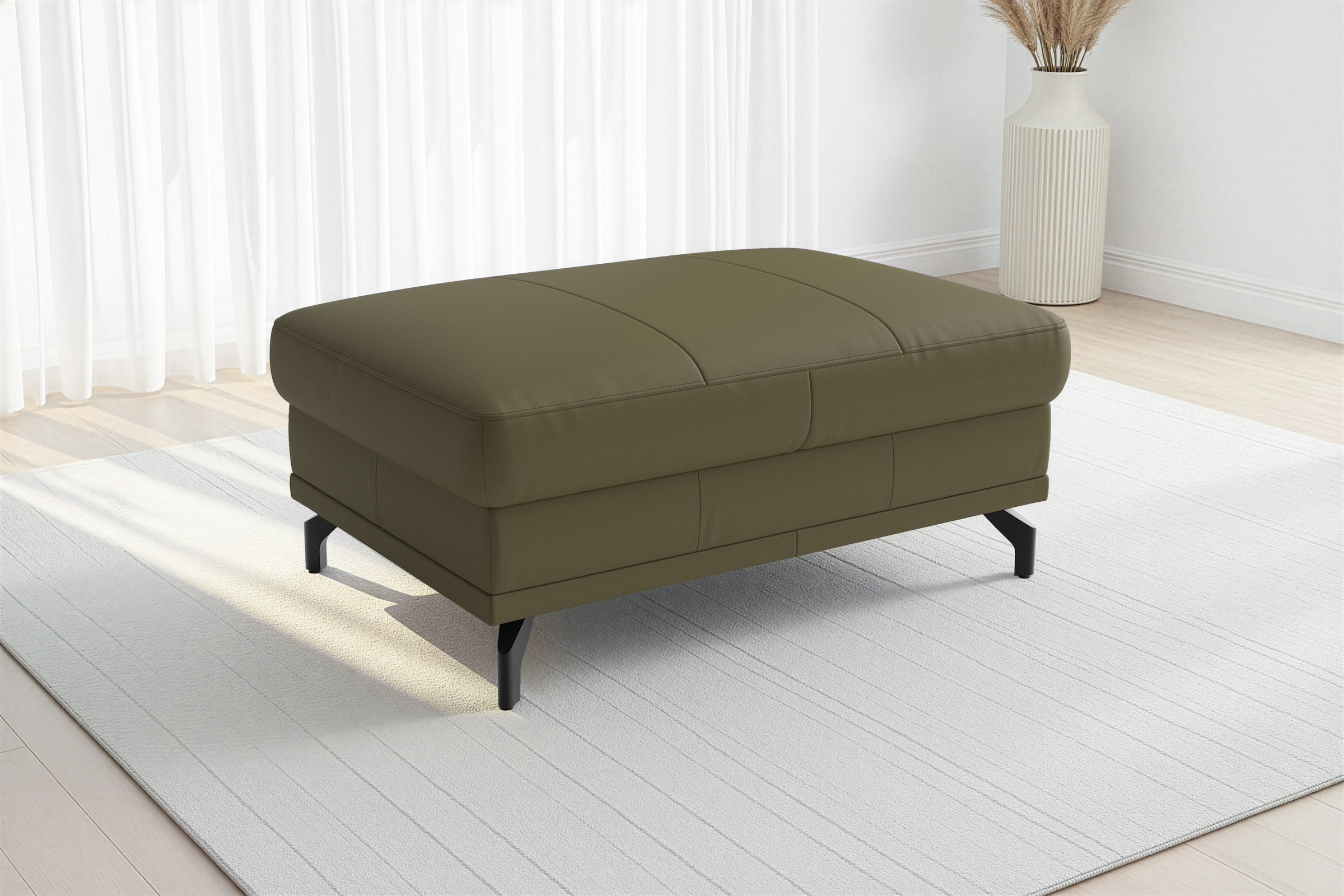 sit&more Polsterhocker "Chelsea, B: 103 cm, Leder" mit praktischem Stauraum, besonders langlebig
