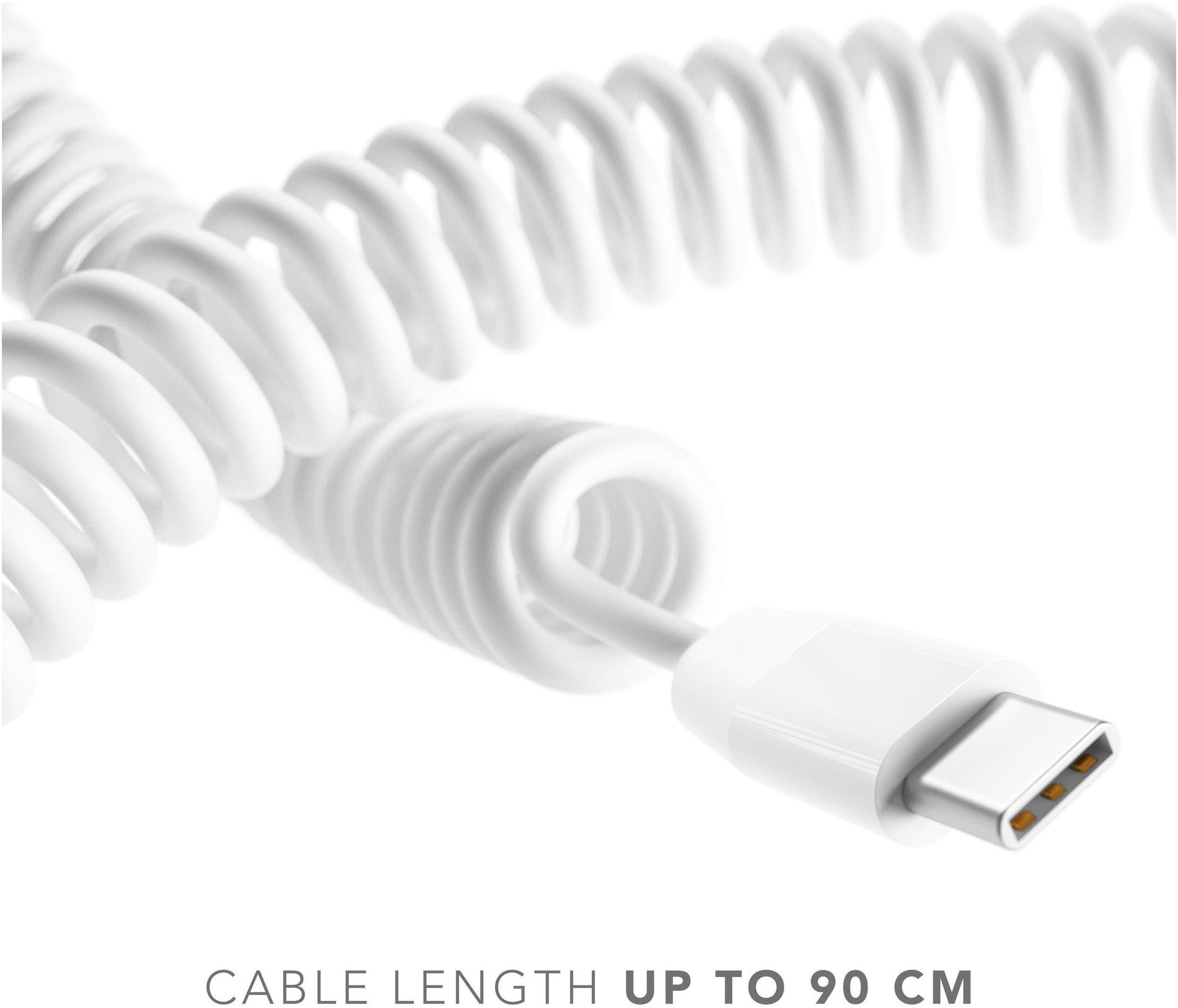 VONMÄHLEN USB-Kabel »allroundo eco - All-in-One Ladekabel«, 90 cm, Adapter: USB-A, Mikro-USB und Lightning