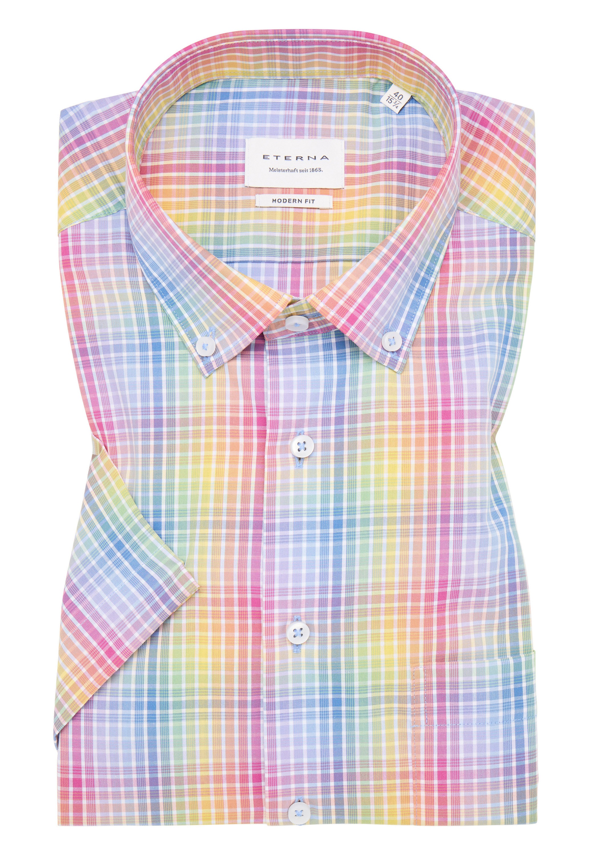 Eterna Kurzarmhemd »MODERN FIT«, NON IRON (bügelfrei)