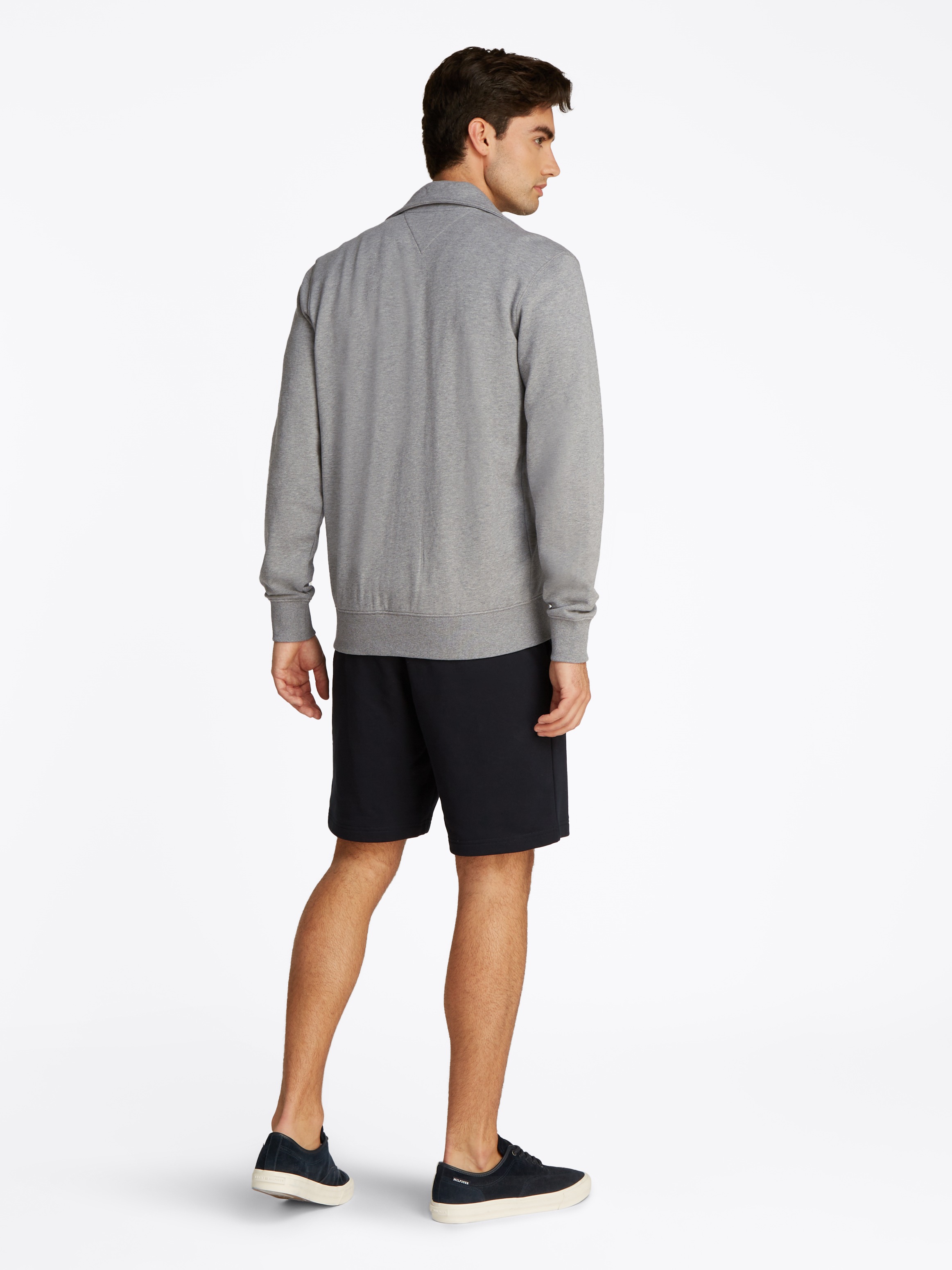 Tommy Hilfiger Sweatjacke »ESSENTIAL TERRY ZT STAND COLLAR«