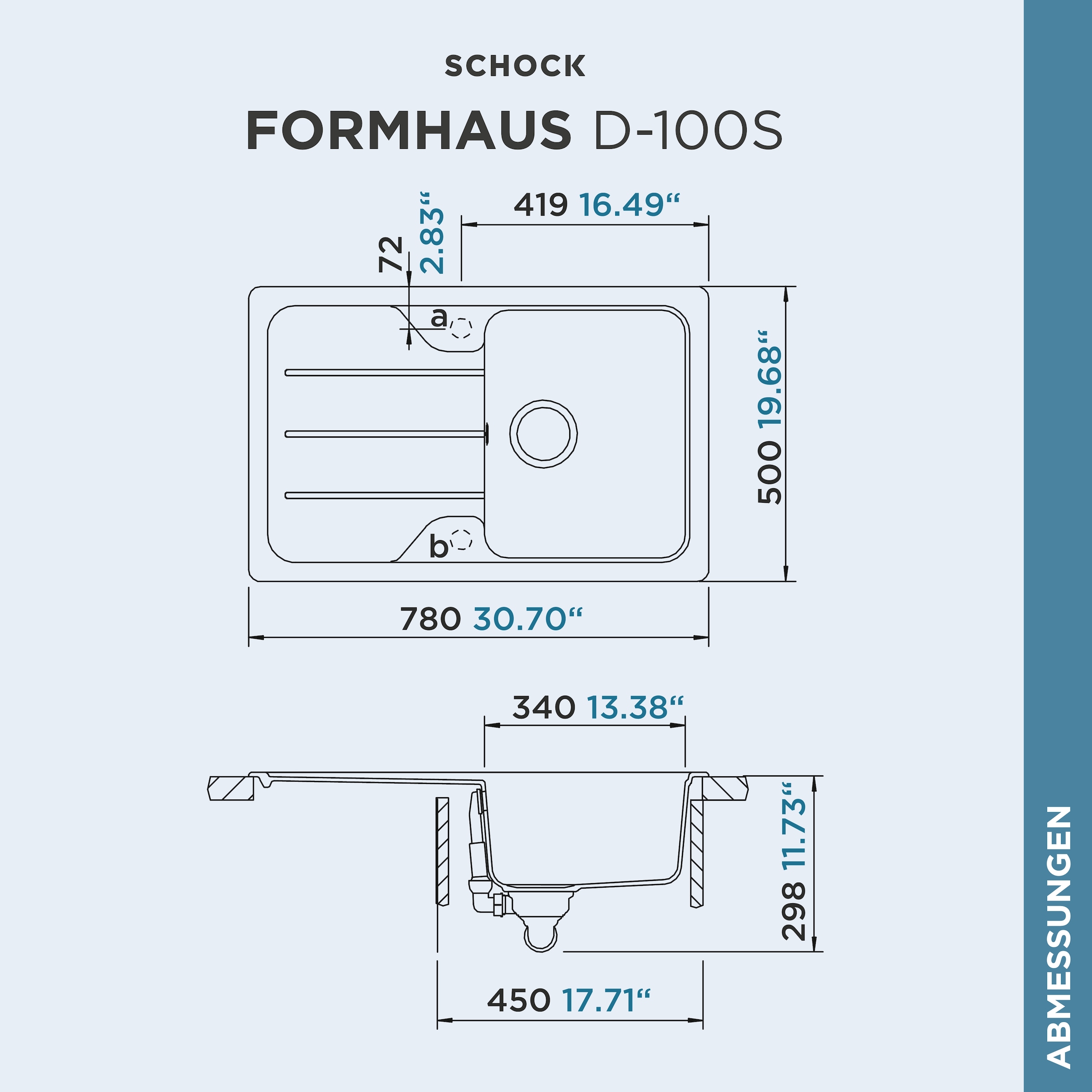 Schock Granitspüle »Formhaus Mini«