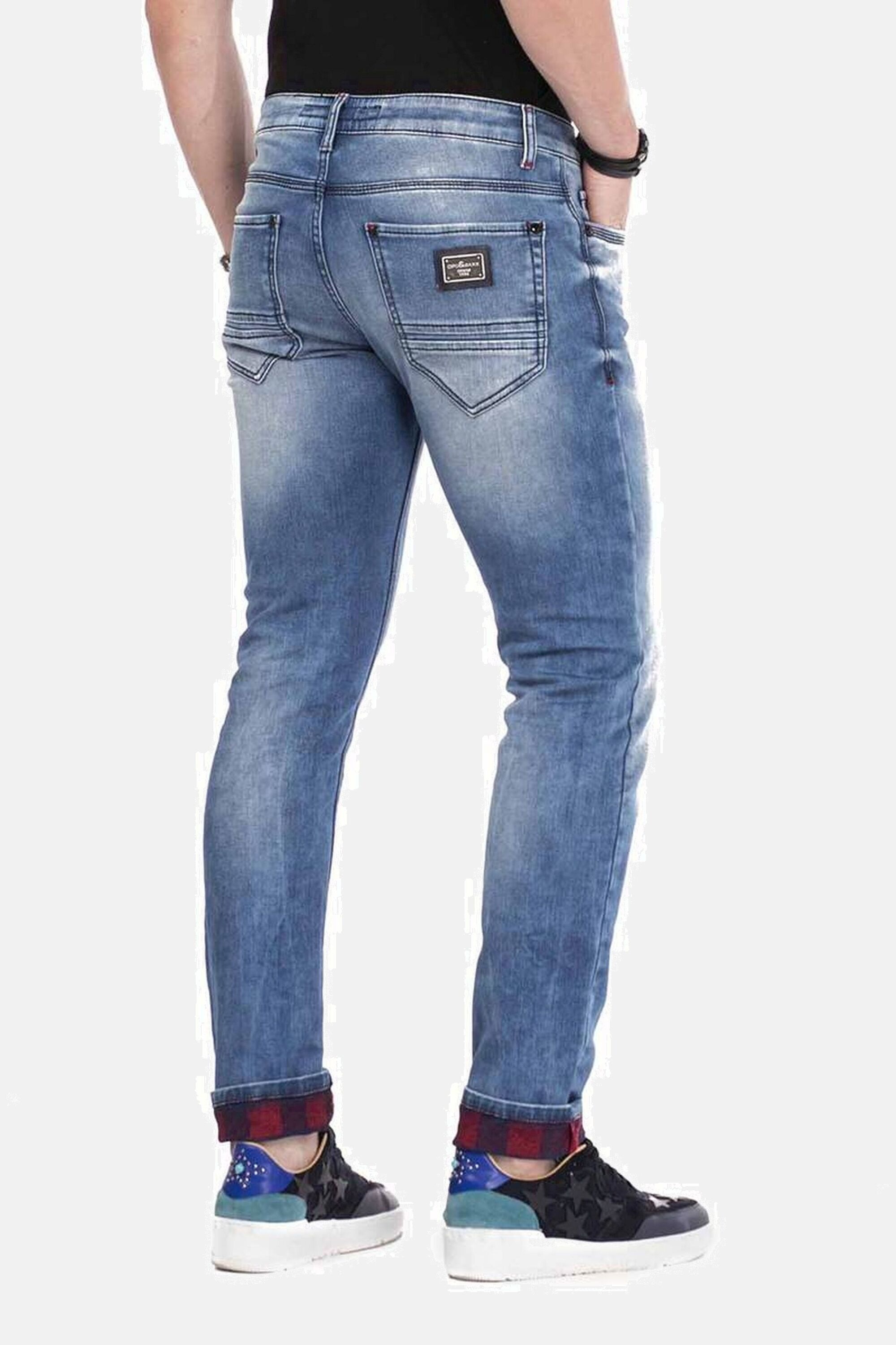 Cipo & Baxx Slim-fit-Jeans »Jeans«, mit markanter Waschung, CD-469