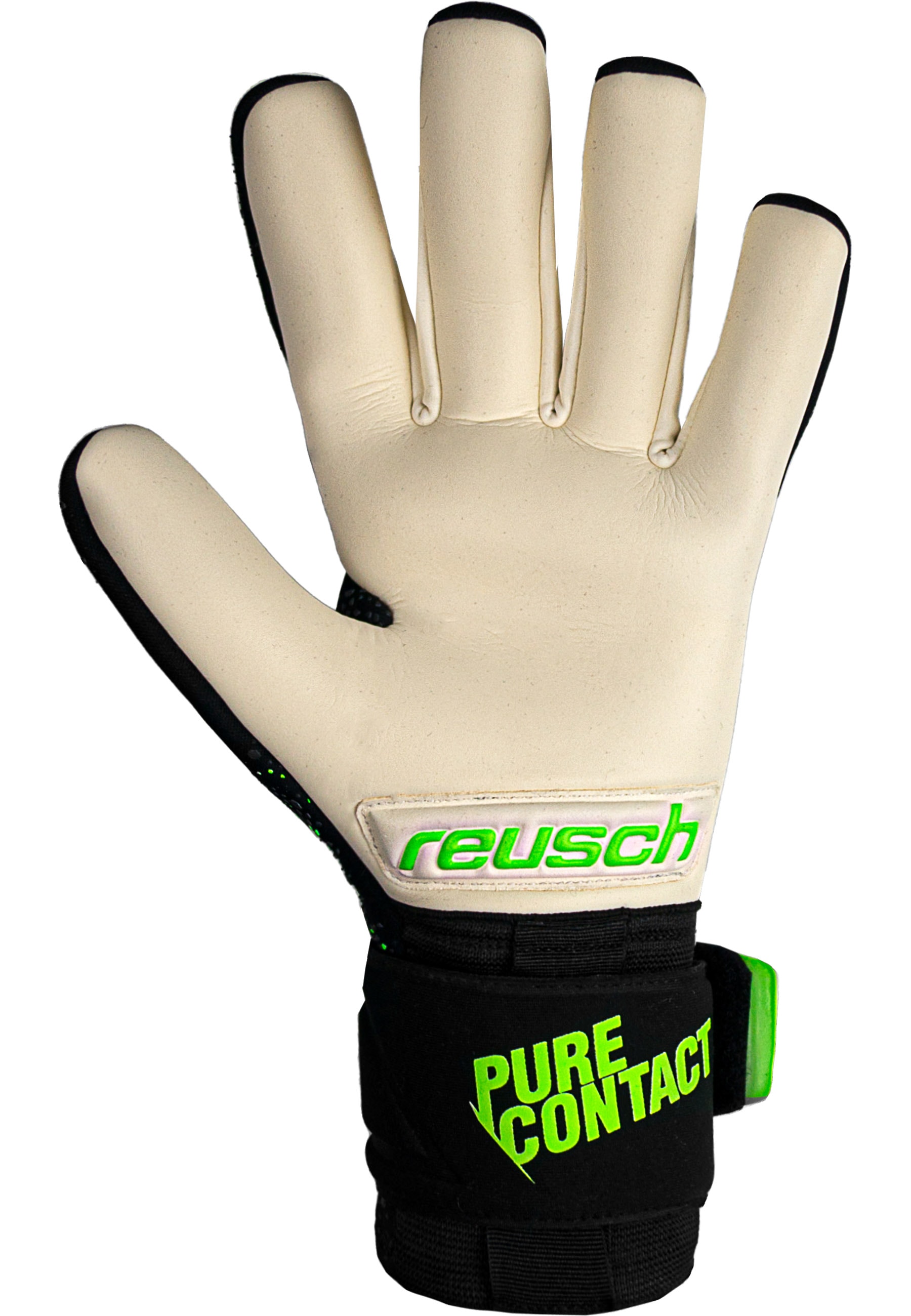 Reusch Torwarthandschuhe »Pure Contact Gold«, mit Innennaht Schnitt und Grip Gold Belag