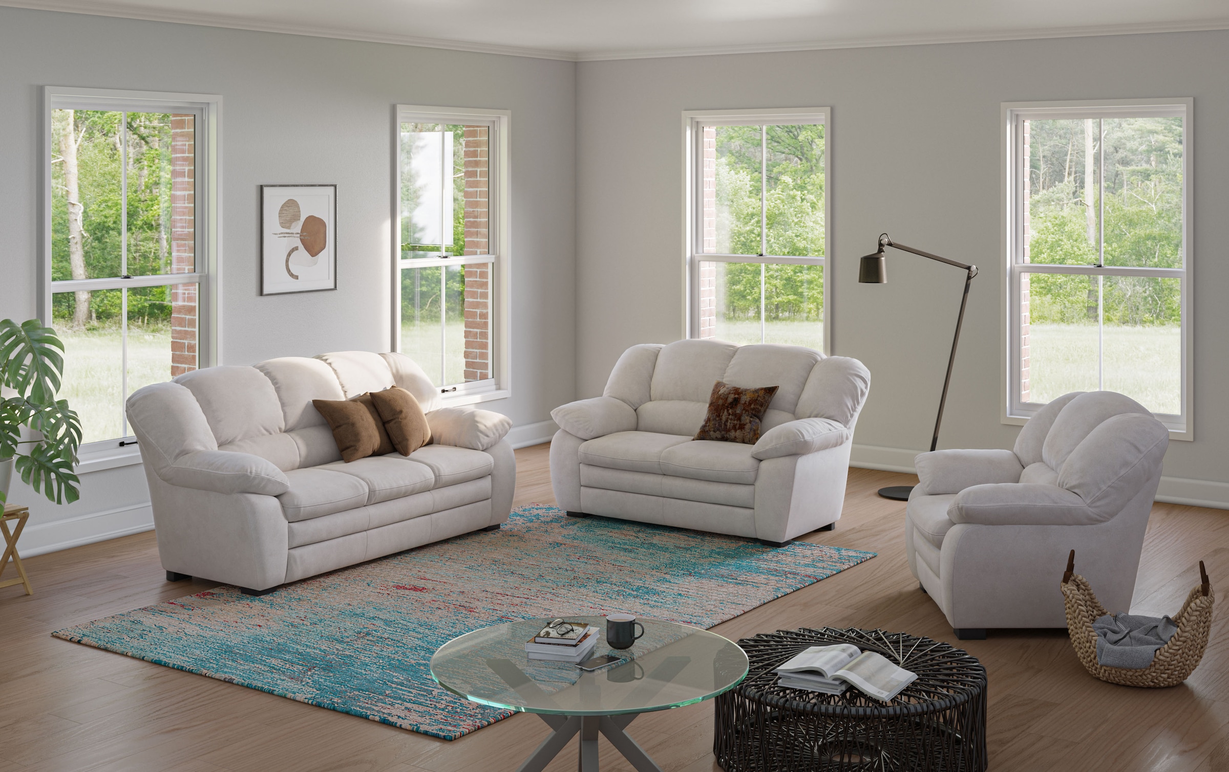 COTTA Polstergarnitur "Casino" Set, 3 Stk. tlg. Sessel, 2-Sitzer, 2,5-Sitze günstig online kaufen