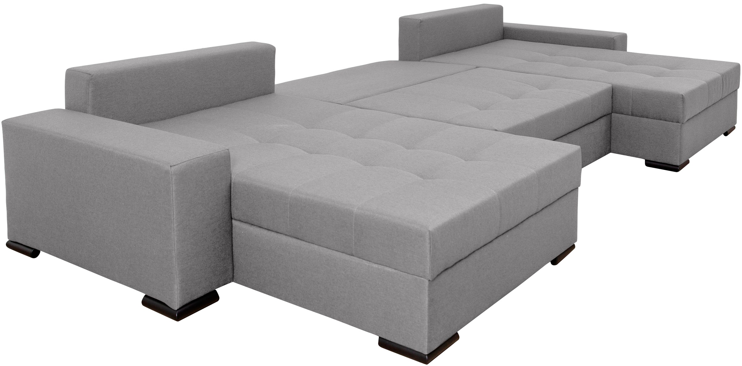 COLLECTION AB Wohnlandschaft »XXXL-Josy Relax U-Form Breite 352 cm, mit 2 gleich großen Recamieren«, inkl. Bettfunktion, Bettkasten, mit 4 Rückenkissen in zwei Größen