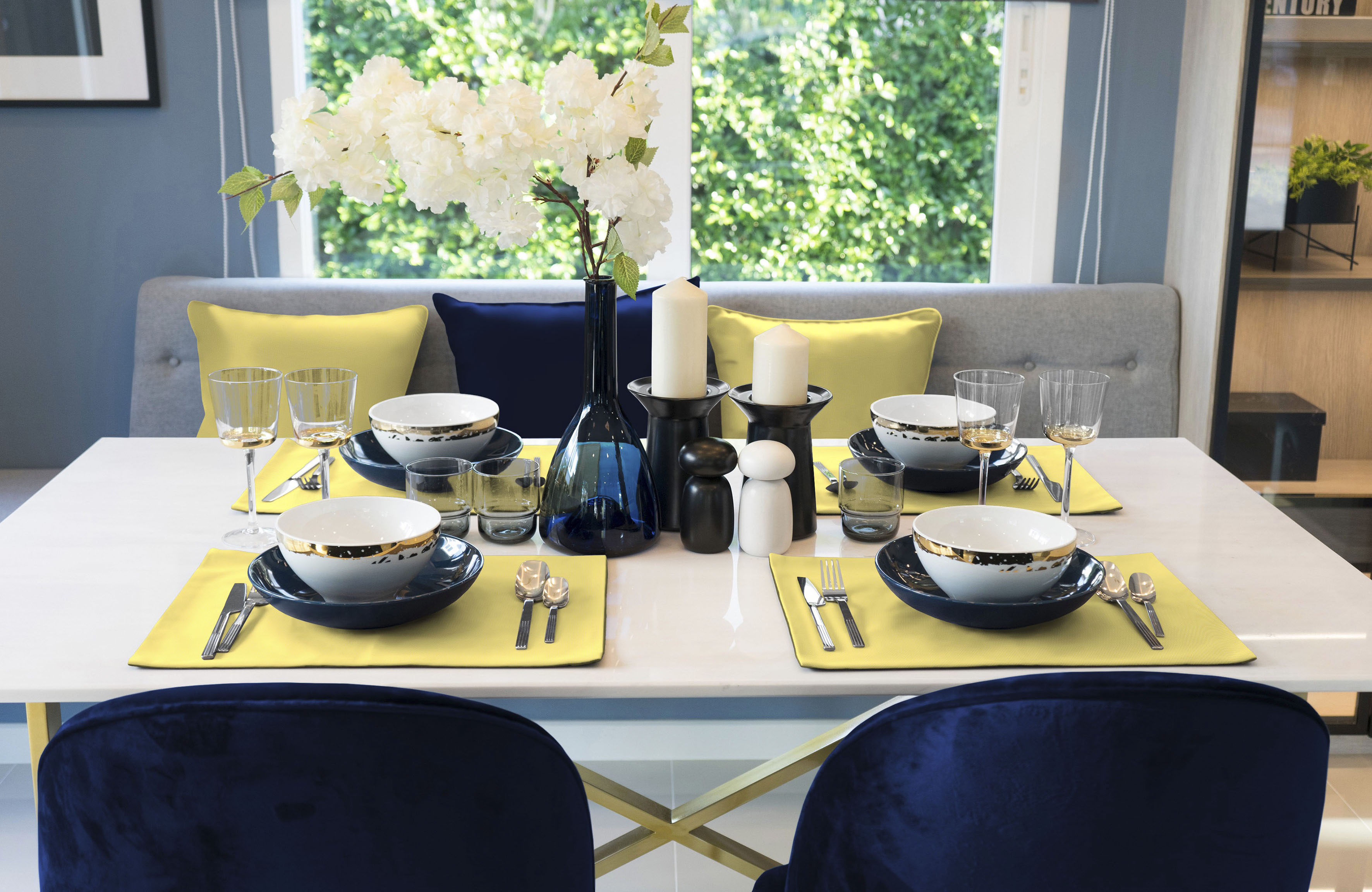 Adam Platzset "Uni Collection Light" GOTS zertifiziert, Made in Germany