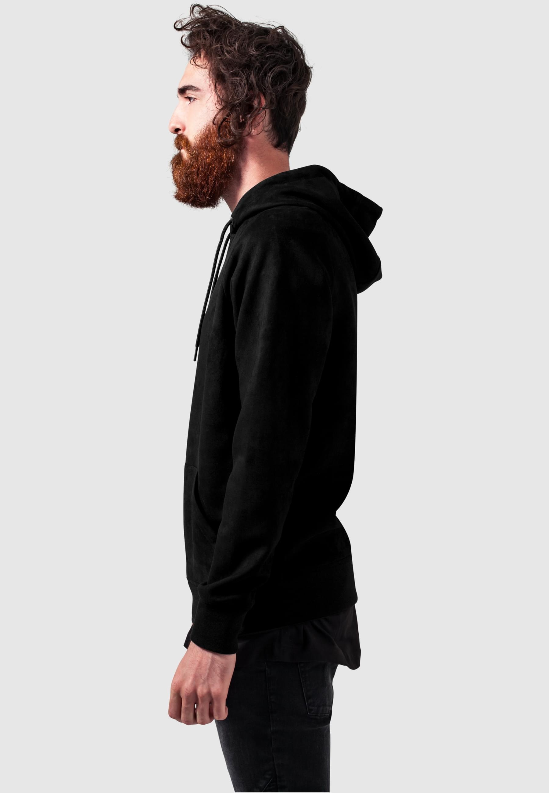 URBAN CLASSICS Sweatshirt »Urban Classics Herren Imitation Suede Hoody«, (1 tlg.)