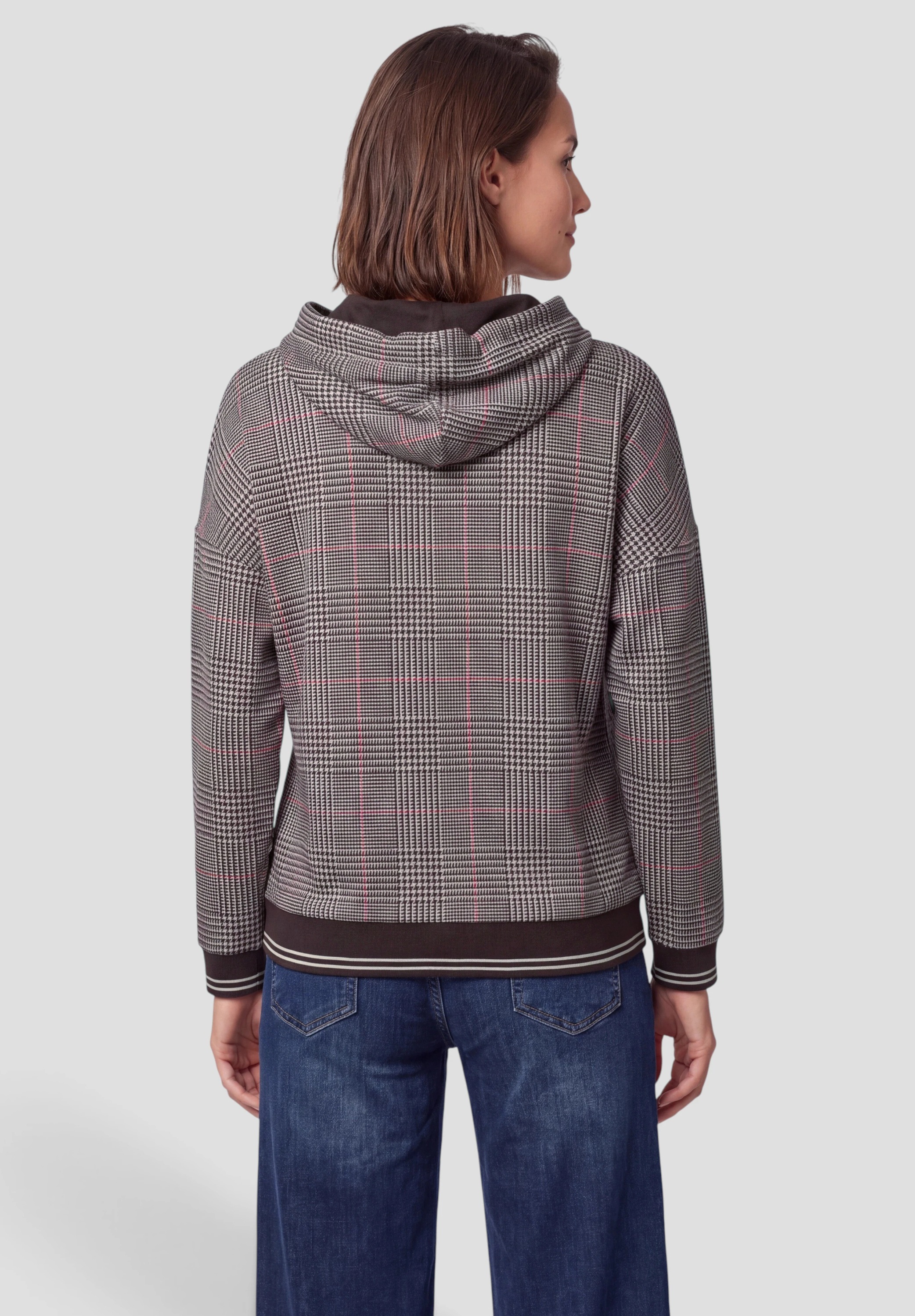 Cecil Langarmshirt mit Kapuze mit Tunnelzugband