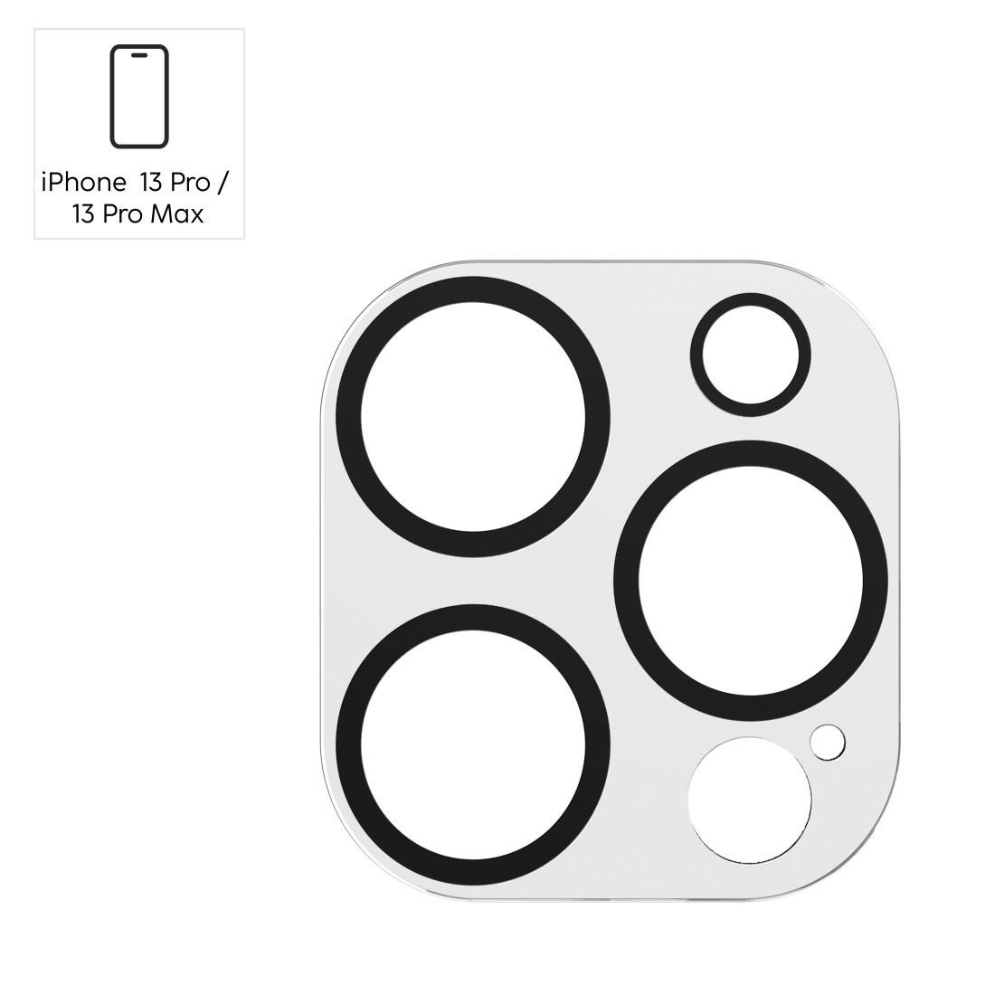 Hama Kameraschutzglas »Kameraschutz für iPhone 13 Pro/13 Pro Max (Panzerglas Handykamera, 9H)«, für iPhone 13 Pro/13 Pro Max, stoßfest, kratzfest, robust