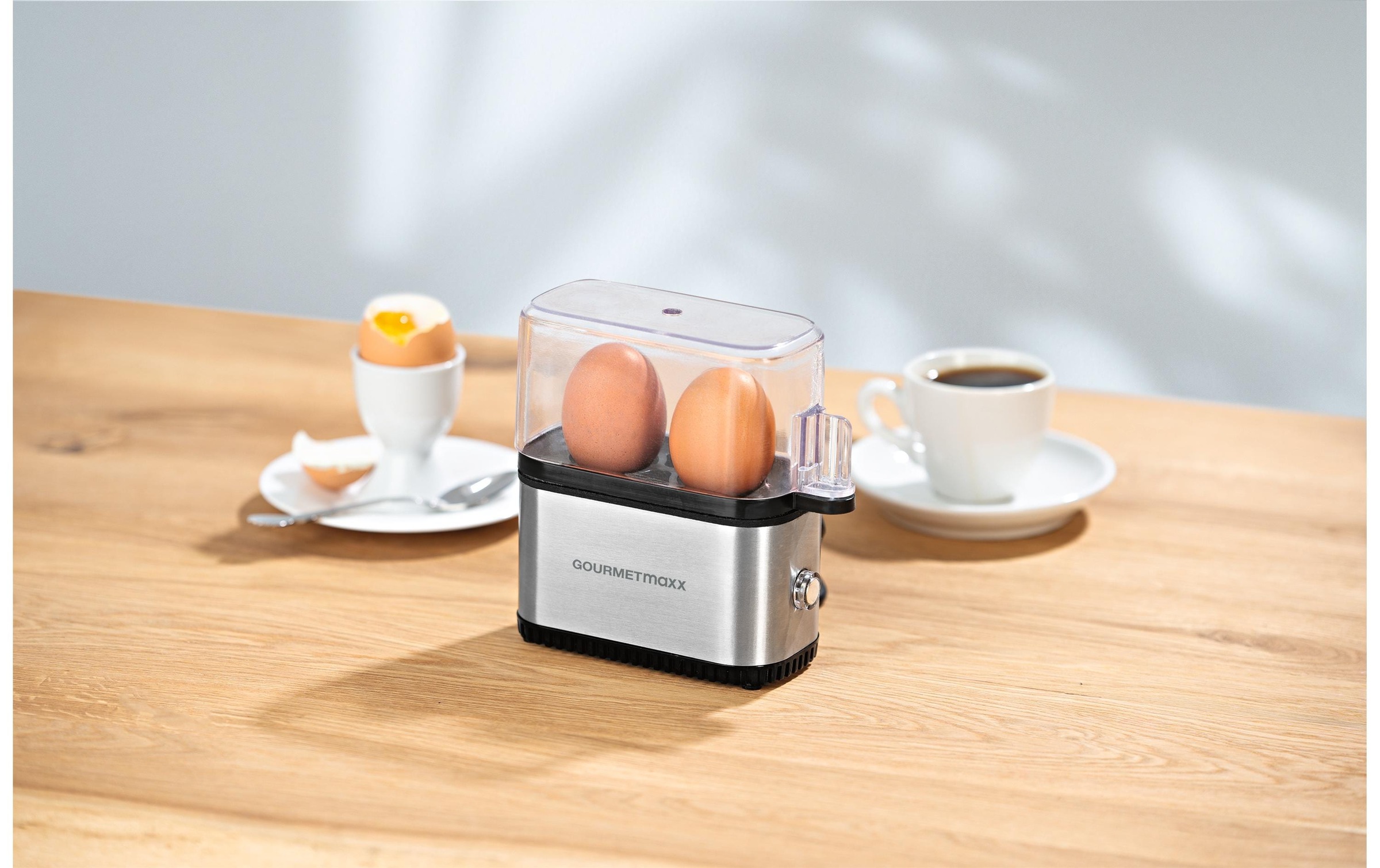 GOURMETmaxx Eierkocher »Kompakt 2.0 Silber, 2 Eier« 200 W