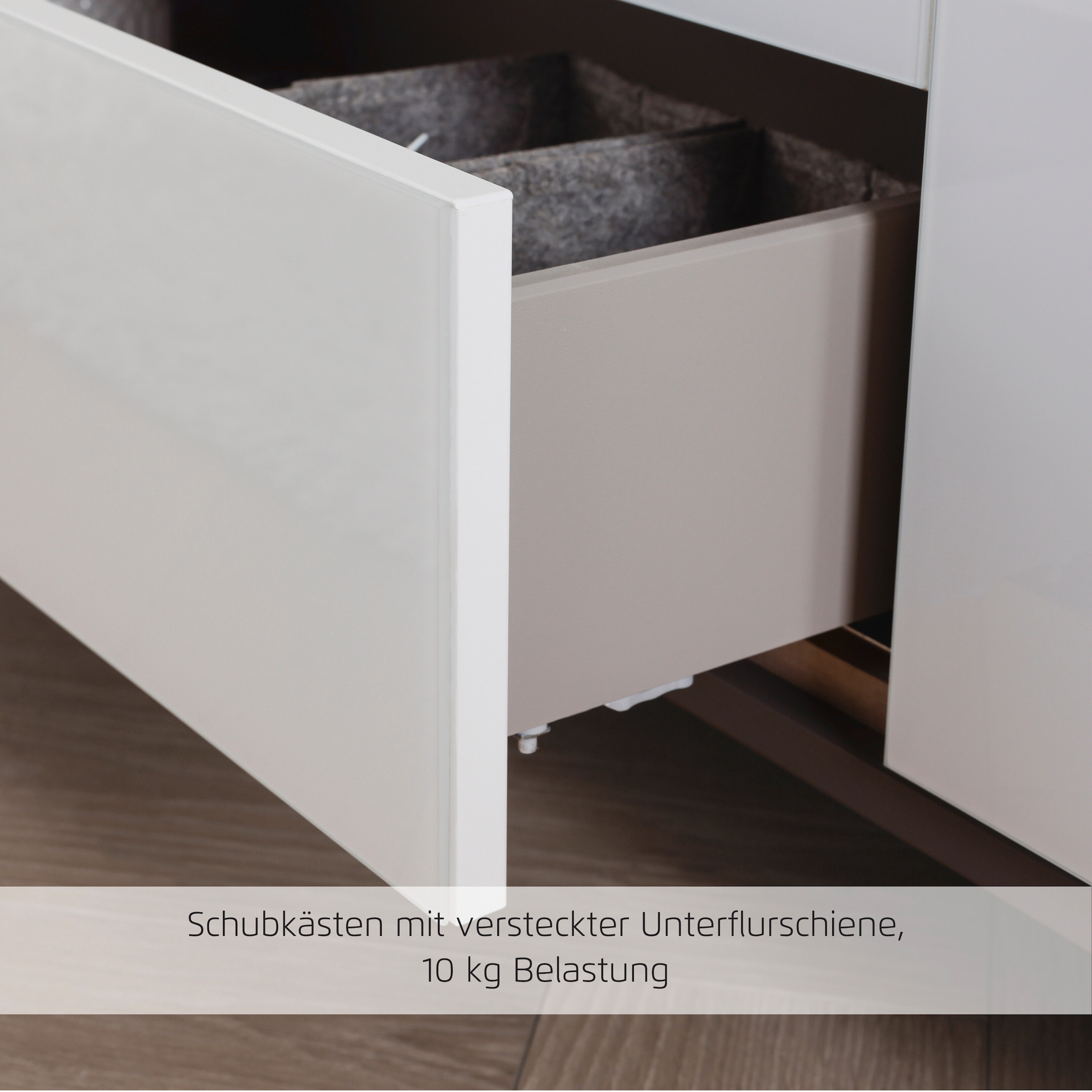 rauch Kombikommode »Sideboard Kombikommode Schubladenkommode APOLLON« Breite 120 cm, Höhe 81 cm,  1 Tür, 4 breite Schubladen, Einlegeböden verstellbar MADE IN GERMANY