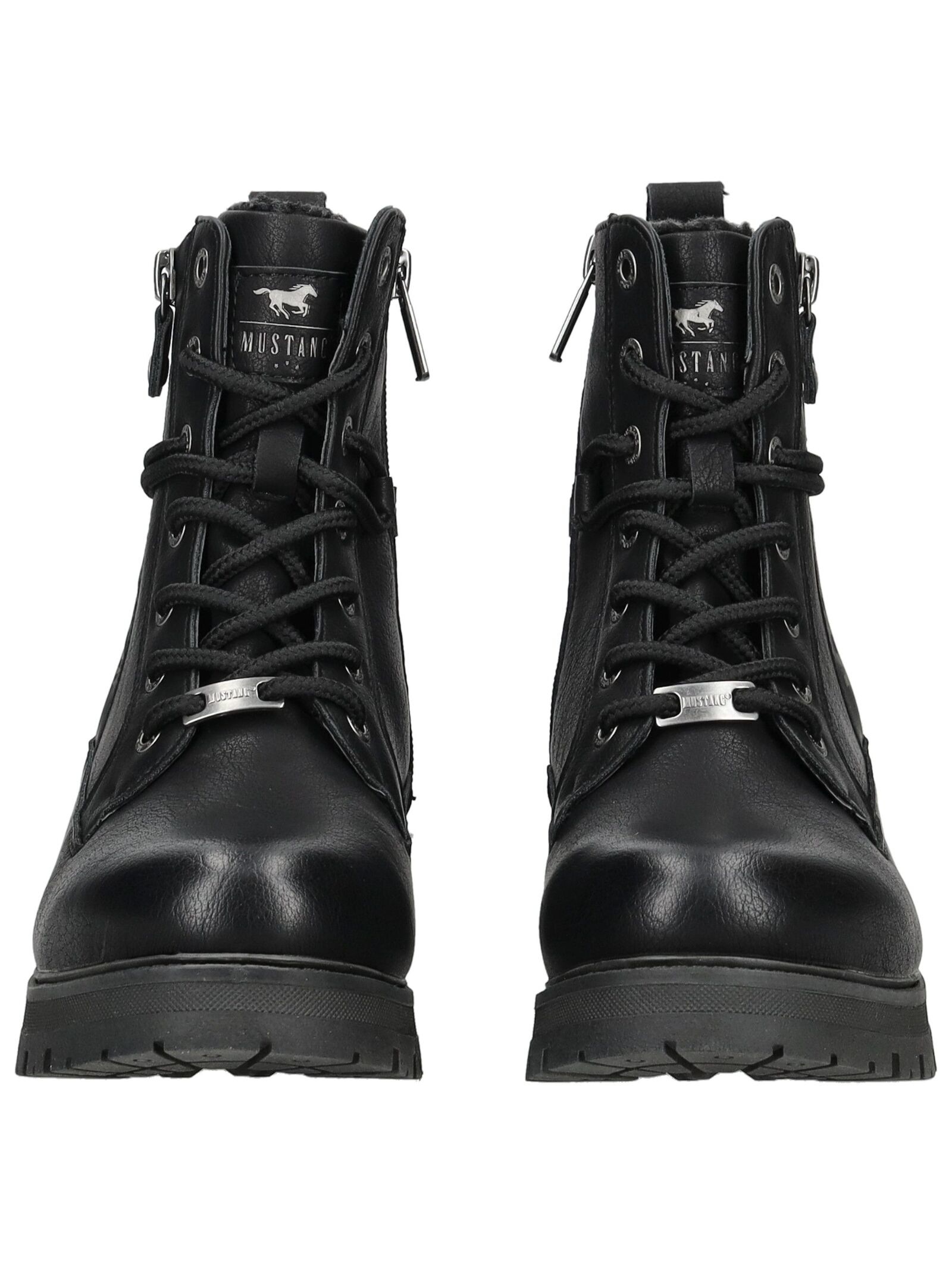 Mustang Shoes Schnürstiefelette »Mustang Shoes Stiefelette Lederimitat«