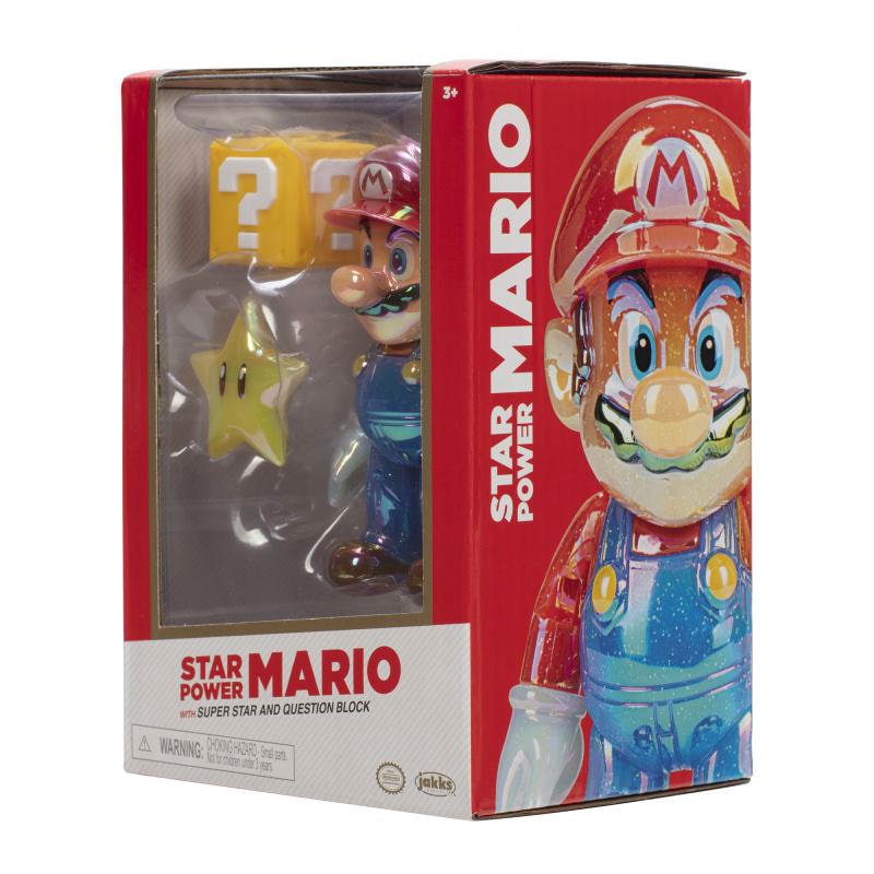 Jazwares Merchandise-Figur »Super Mario - Mario Stern 10 cm Figur  (Sammlerbox)«, (Set, 2 tlg.)
