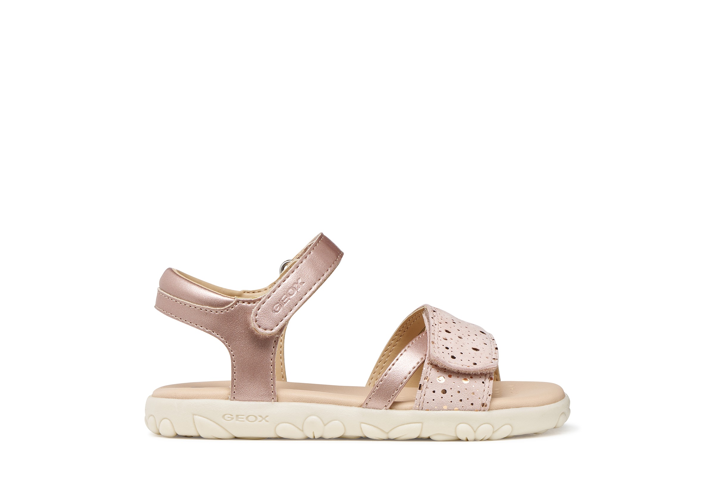 Geox Sandale »J SANDAL HAITI GIRL«  Sandale mit Fersenriemen, Größenschablone zum Download