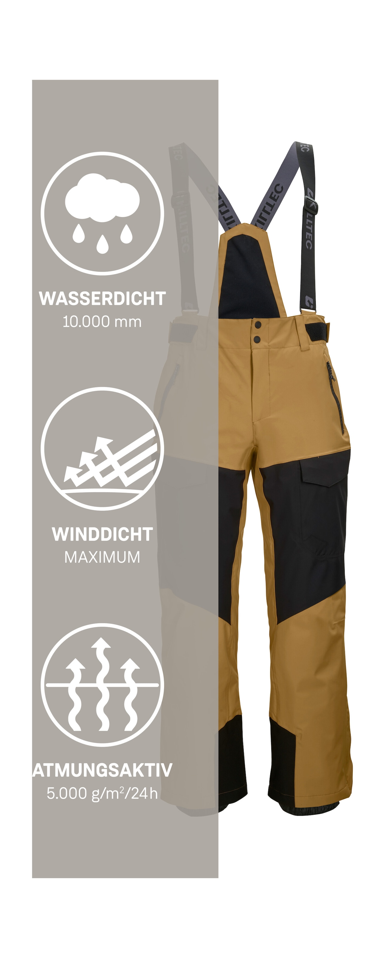 Killtec Skihose »KSW 63 MN SKI PNTS«  Wind- und wasserdichte Skihose mit 4-Wege-Stretch und Teflon EcoElite™